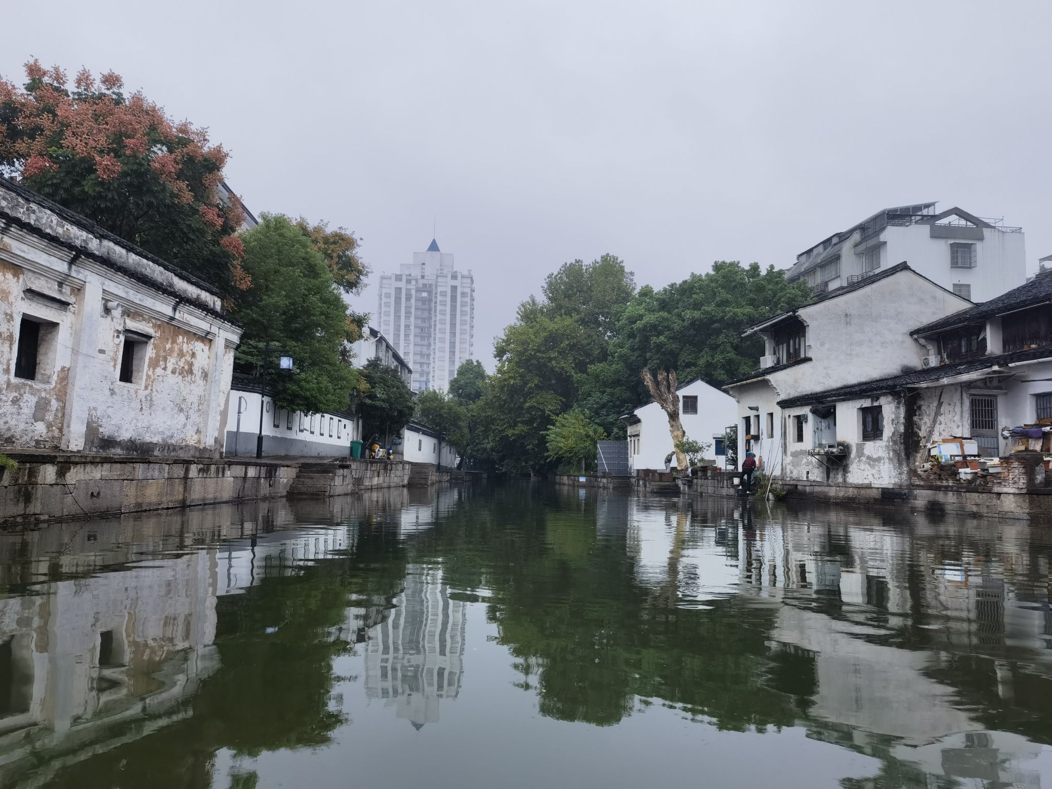 八字桥乌篷船码头旅行图片 2