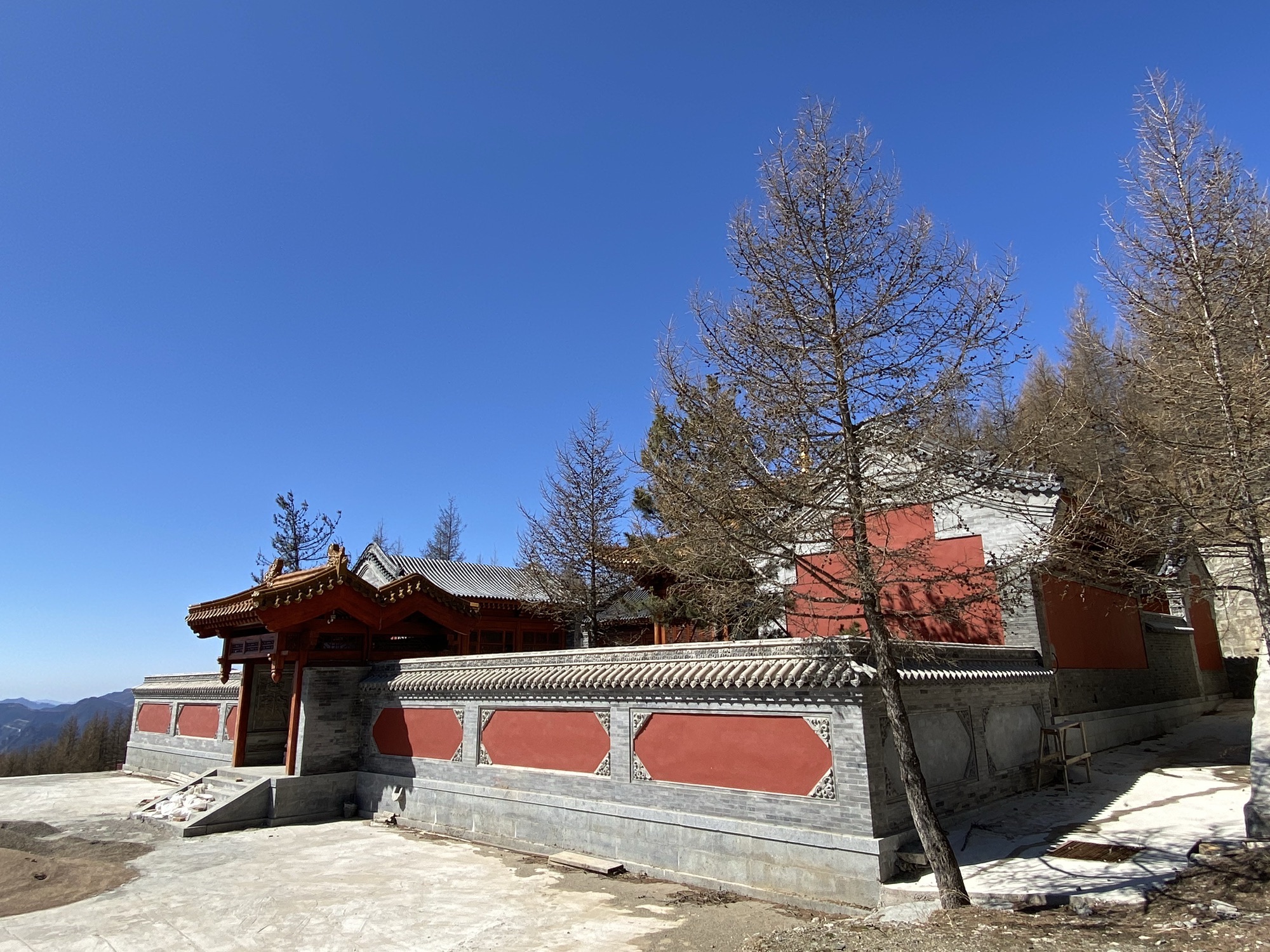 五台山玉华寺实景照片
