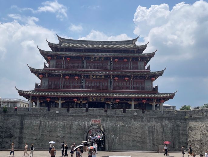 潮州古城墙景点图片