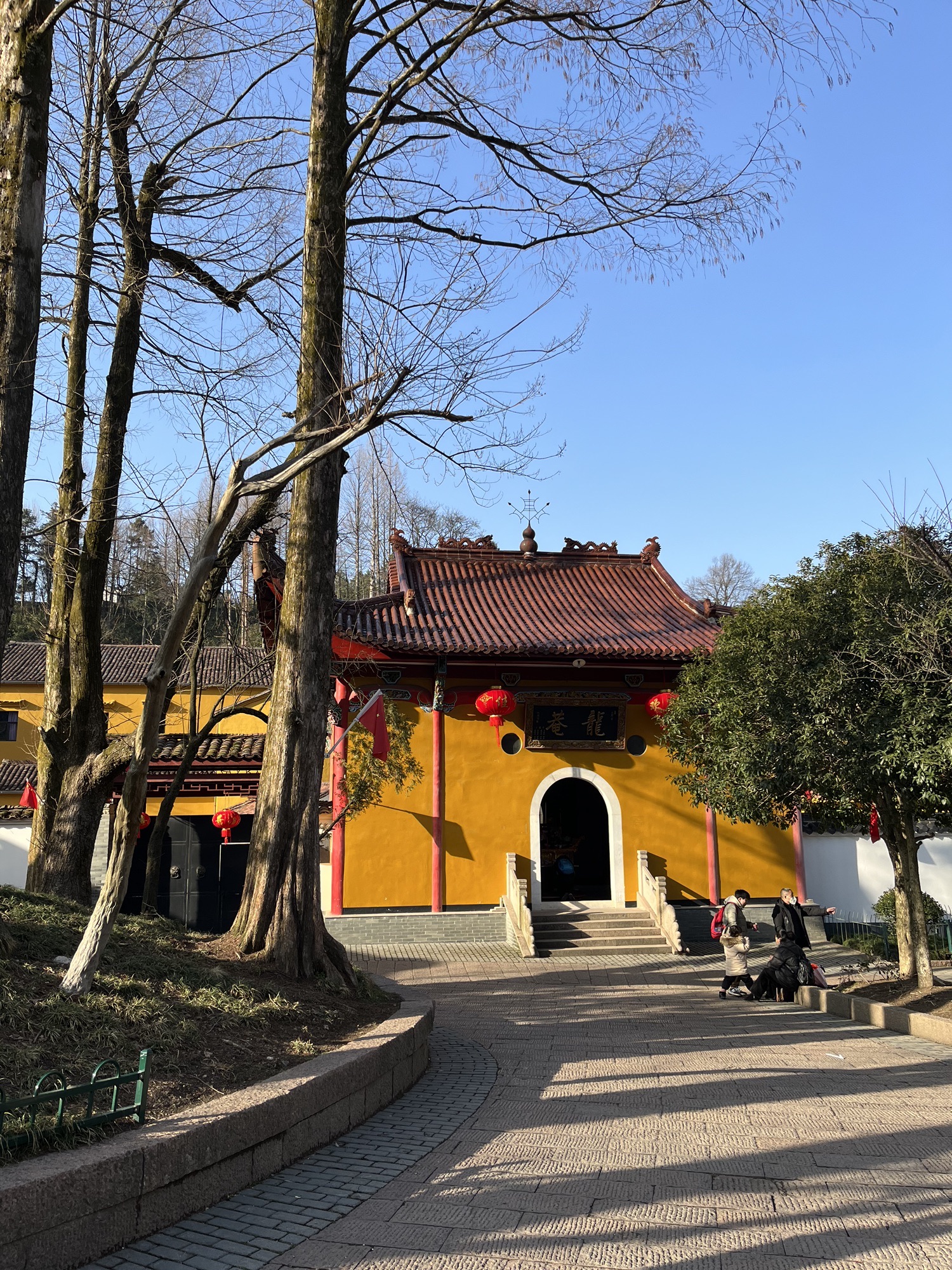 九华山风景区-龙庵山门