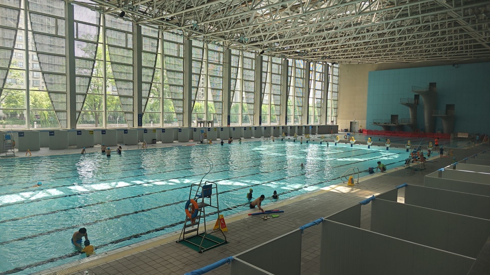 中国轻纺城体育中心游泳馆