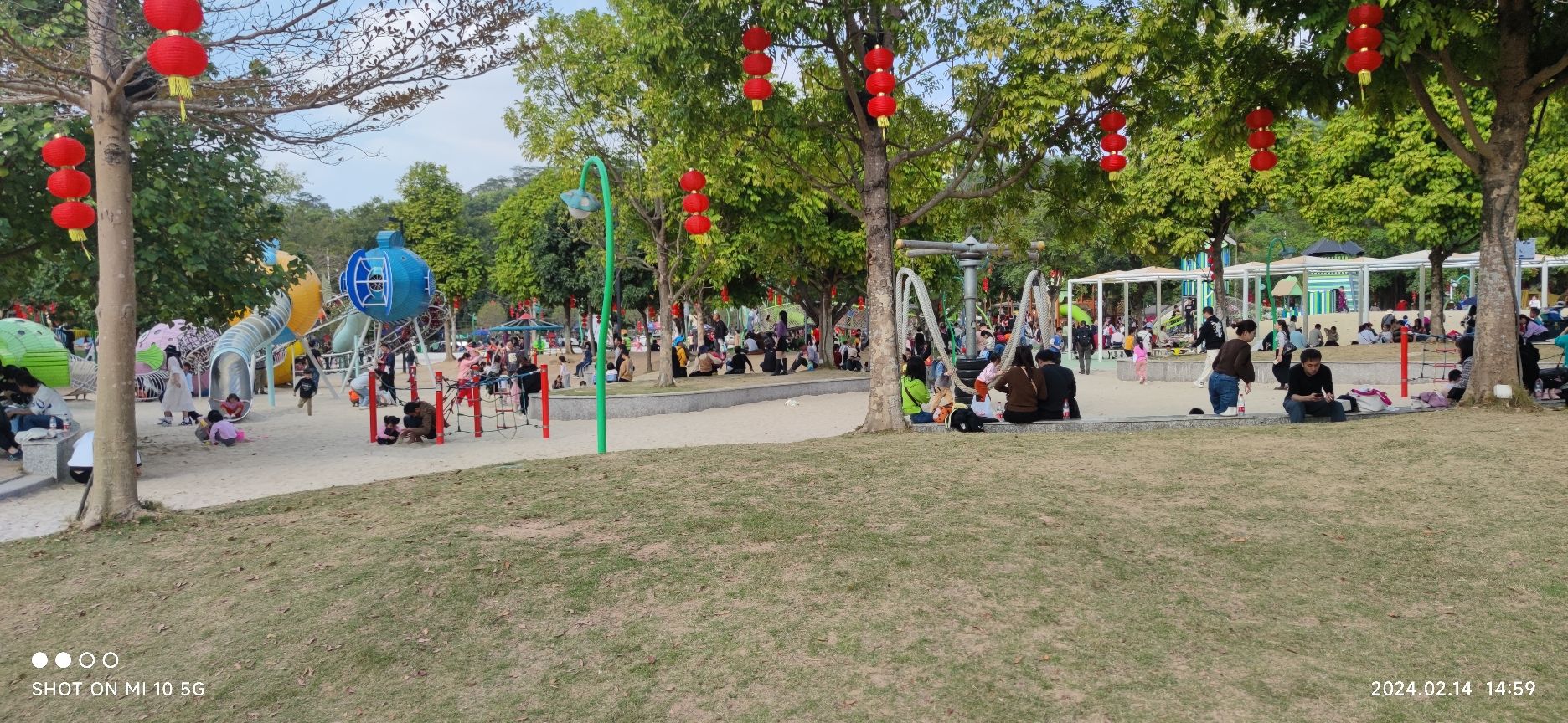 白水带公园牌坊旅行图片