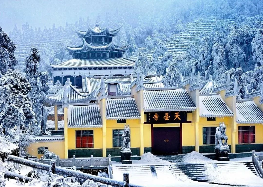 红安县天马寺实景照片