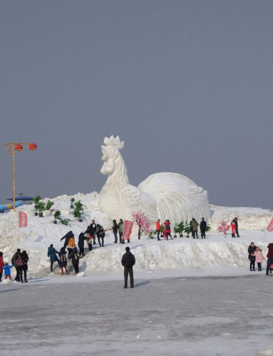 蒲河冬雪湖公园旅行图片 1