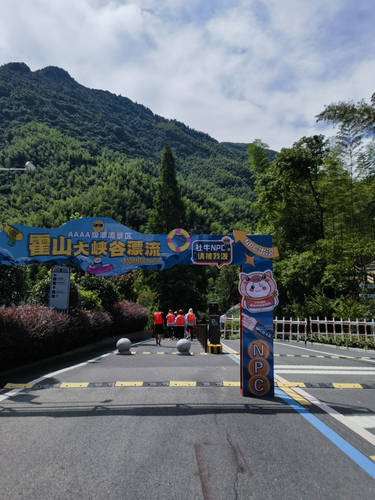 霍山大峡谷漂流