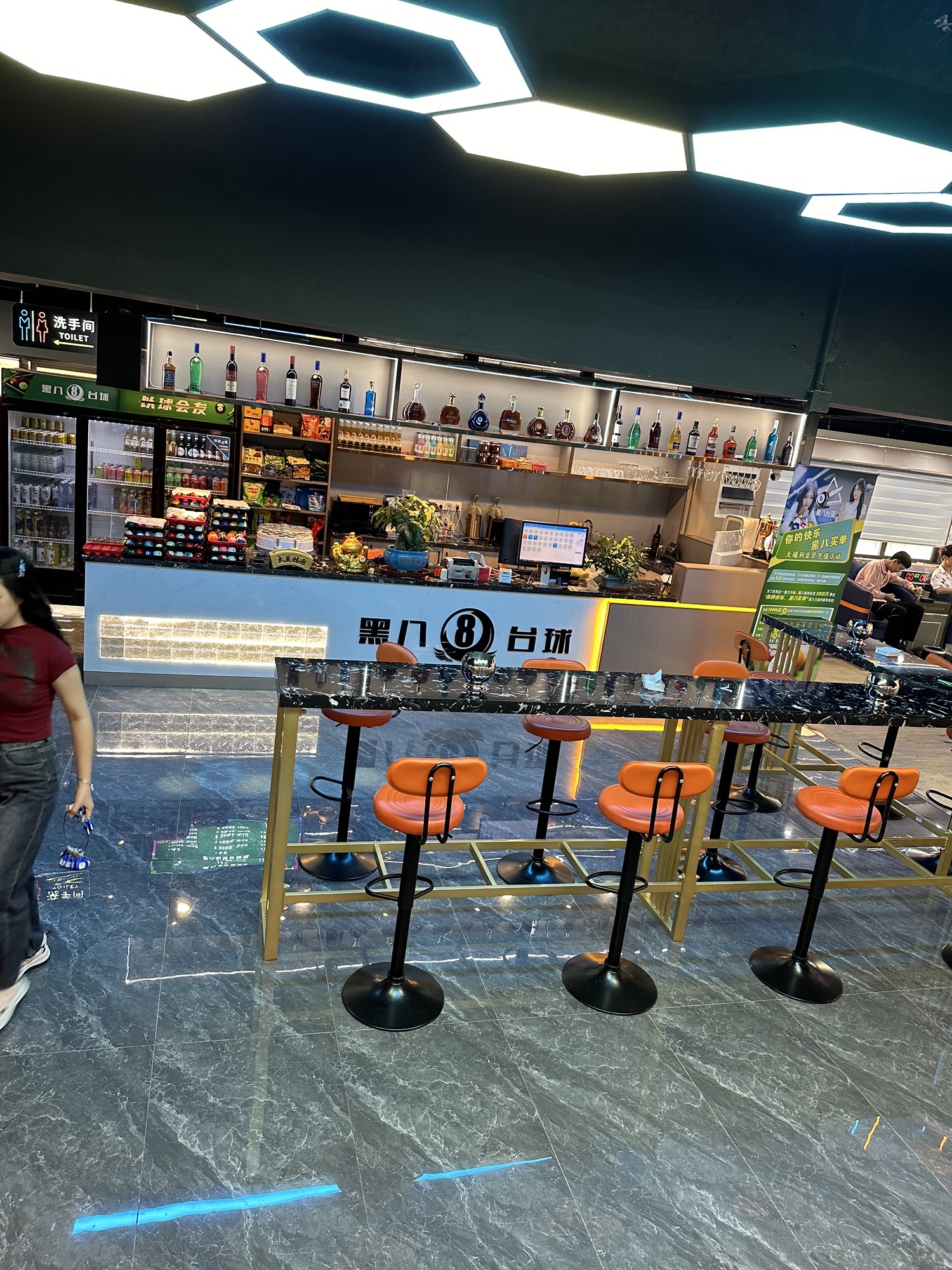 场地封面-黑八台球俱乐部(南翔558商业生活广场店)