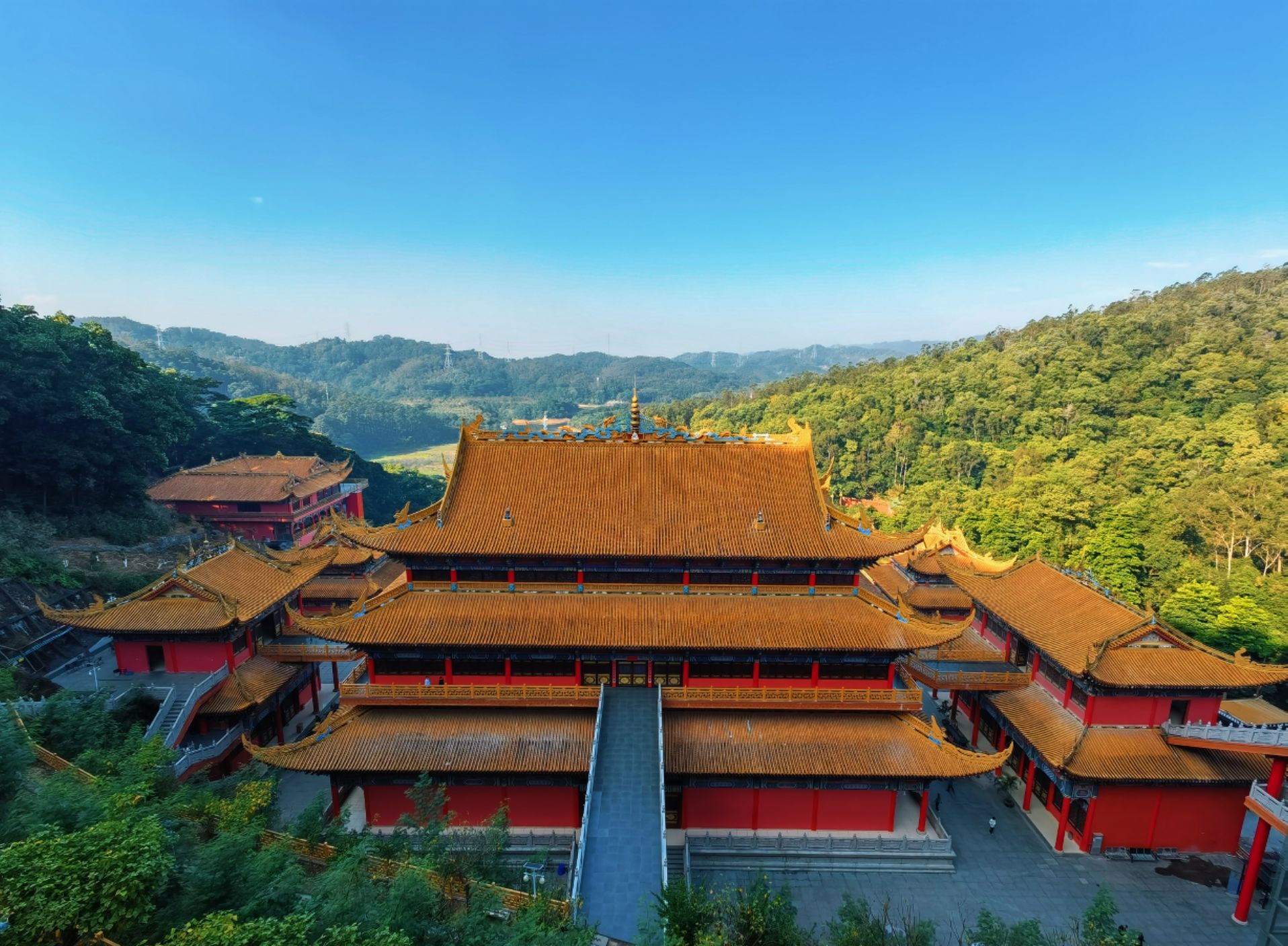 大岭山森林公园-观音寺-财神殿实景照片