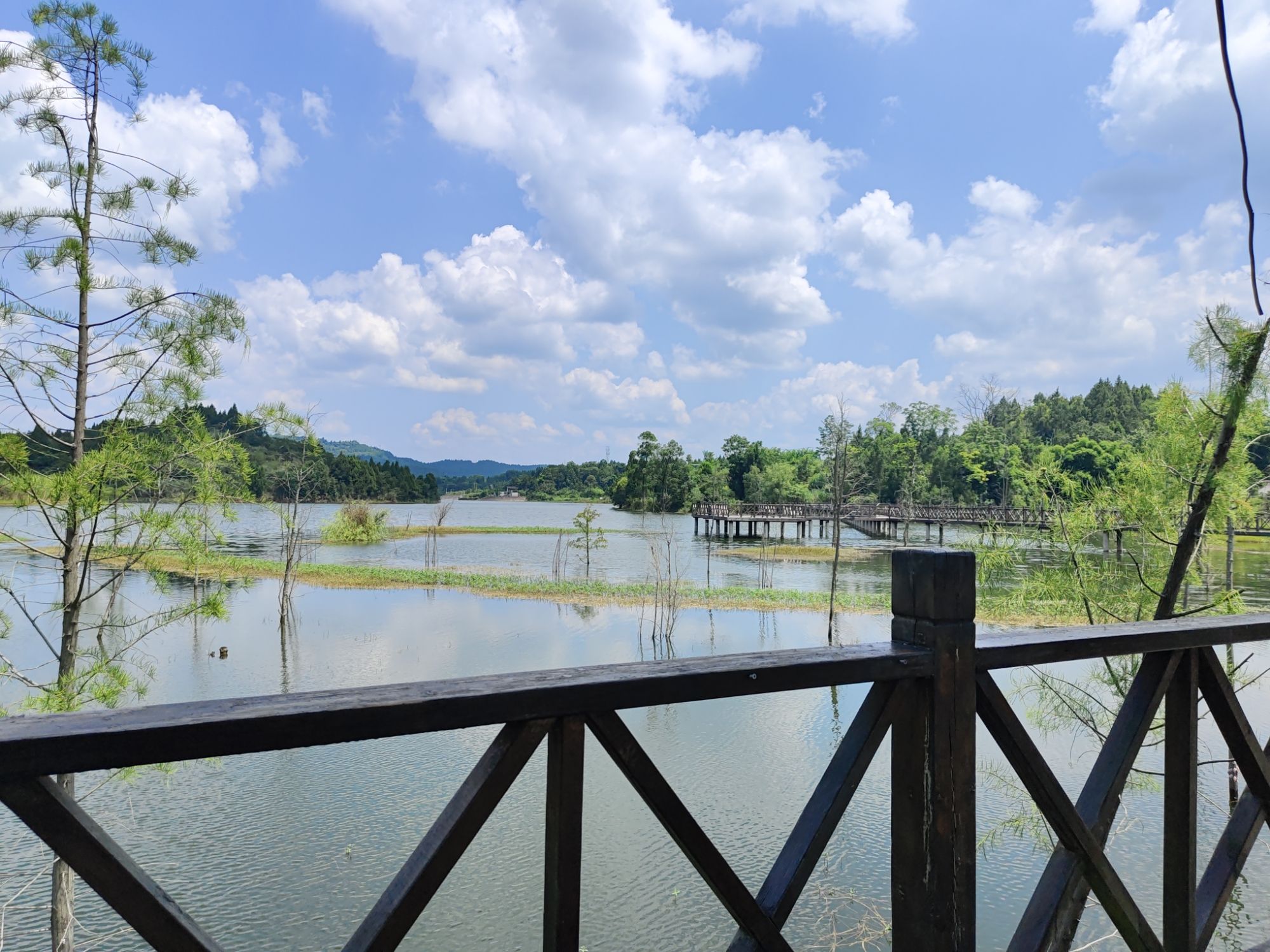 四川营山清水湖国家湿地公园旅行图片 1