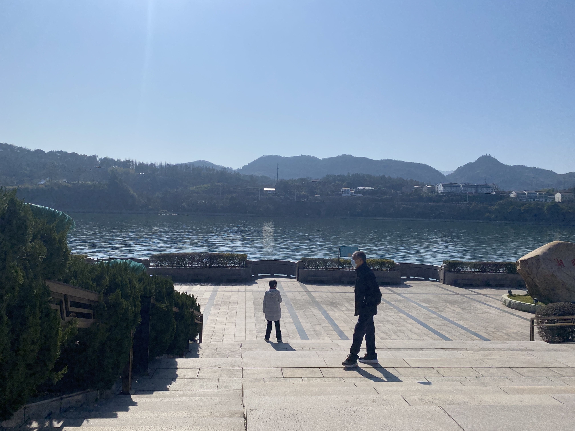 滨水公园-丽水防洪堤