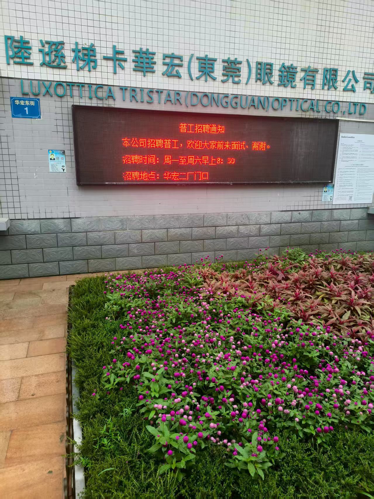 陆逊梯卡华宏(东莞)眼镜有限公司