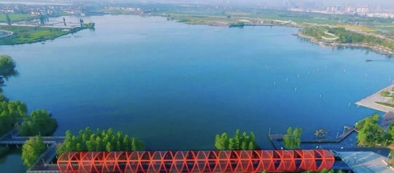 袍江洋泾湖公园旅行图片 1