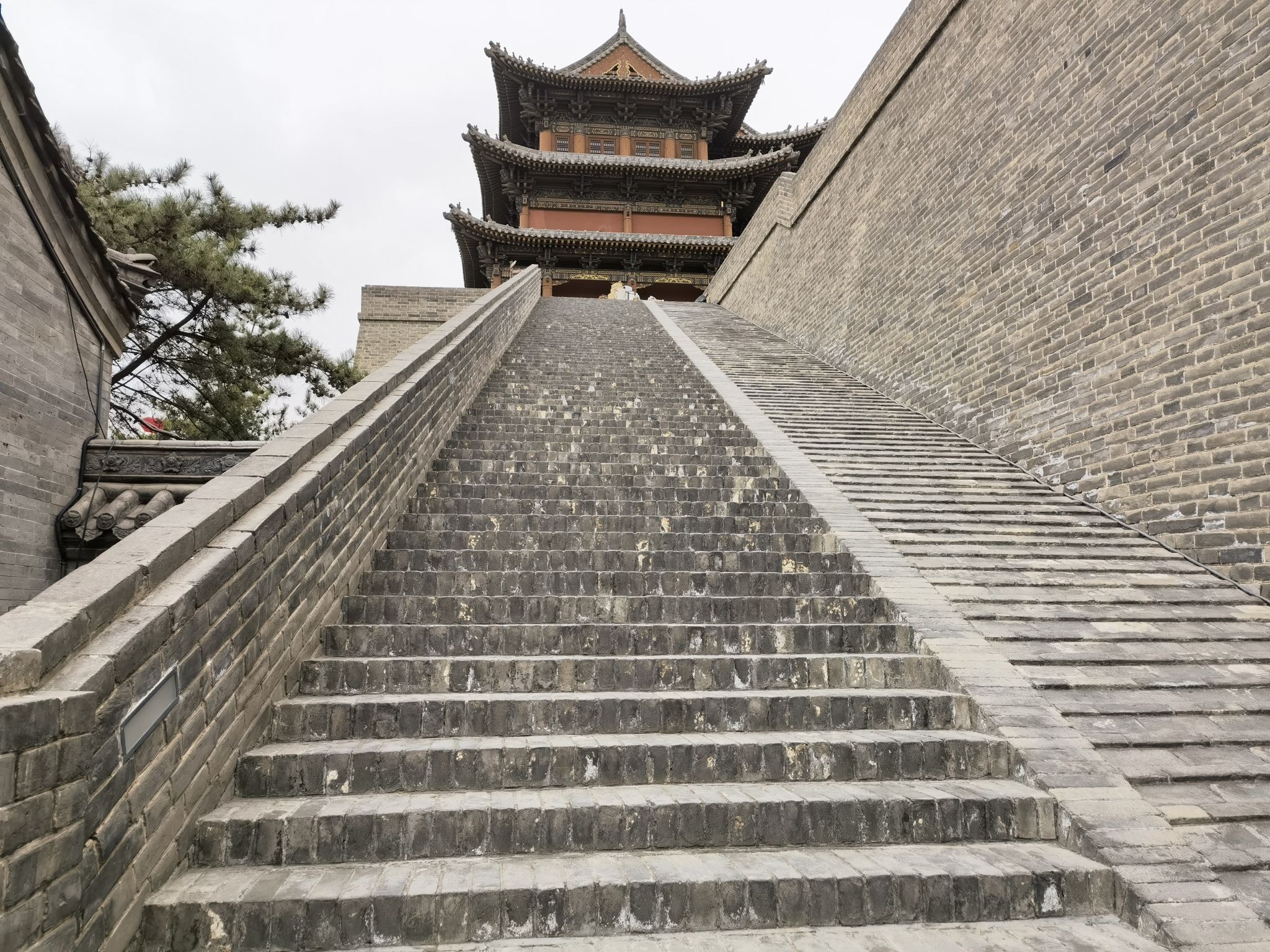 大同古城城墙外带状公园旅行图片
