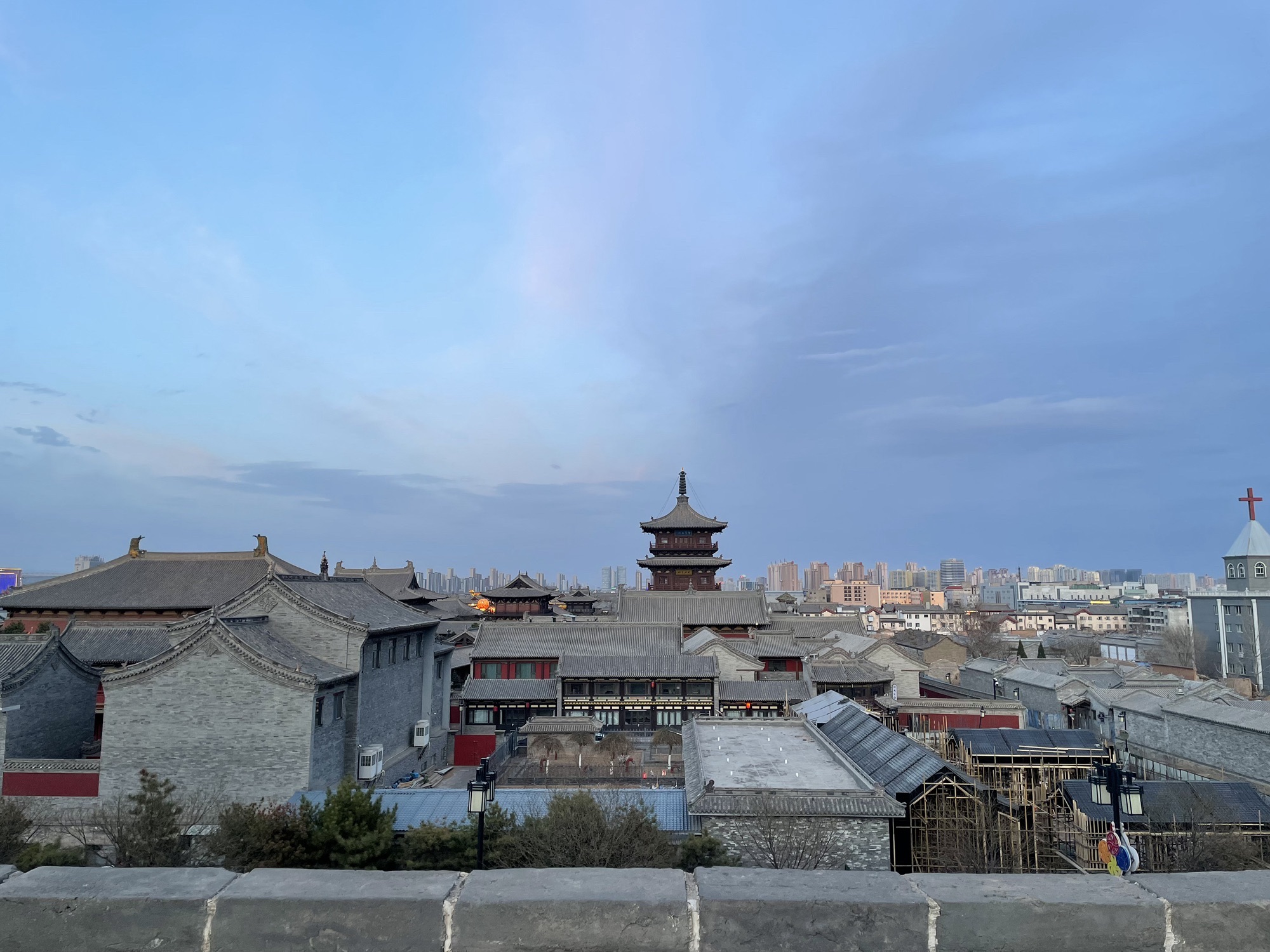 大同古城城墙外带状公园旅行图片 3