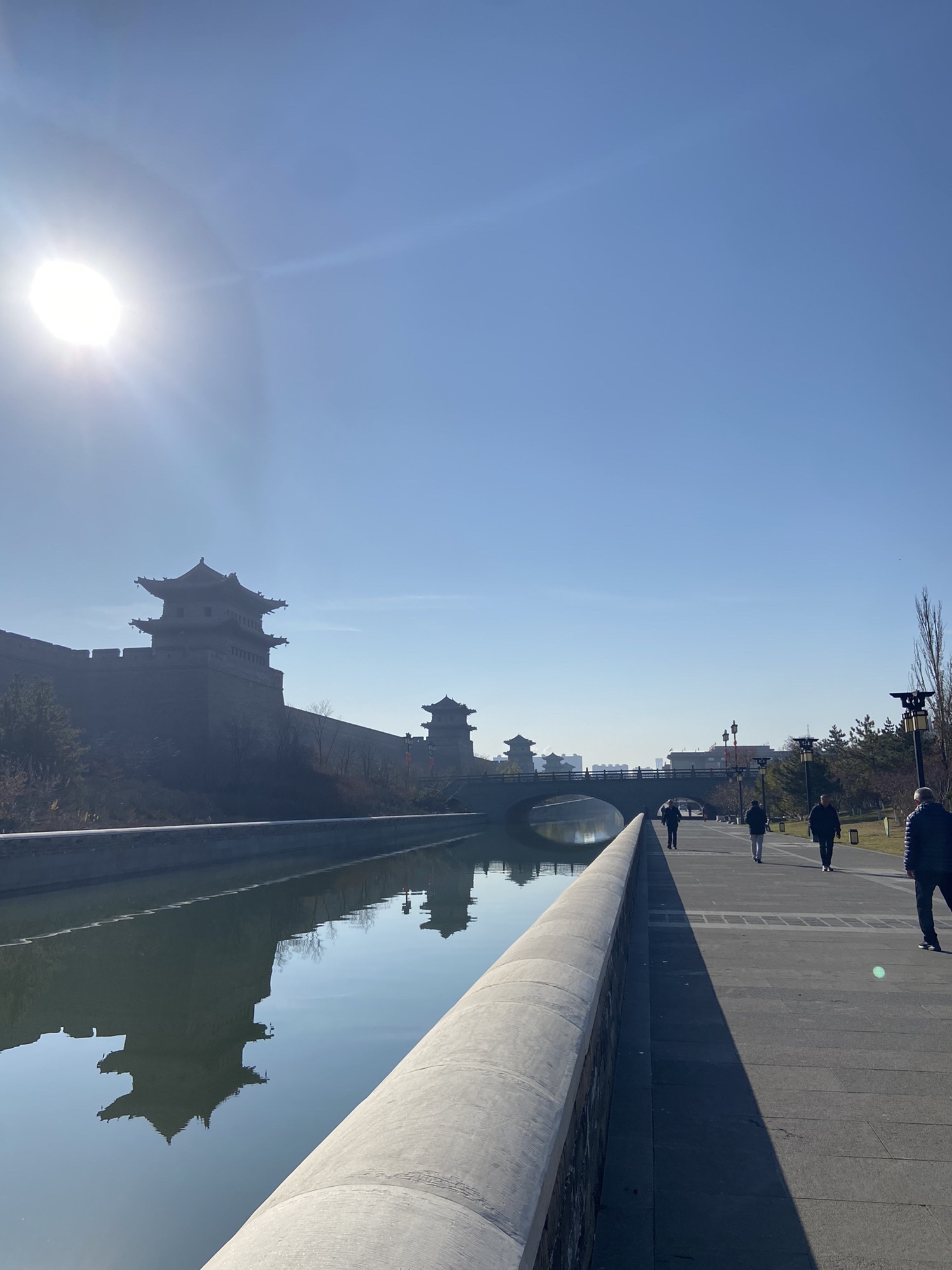 大同古城城墙外带状公园旅行图片 3