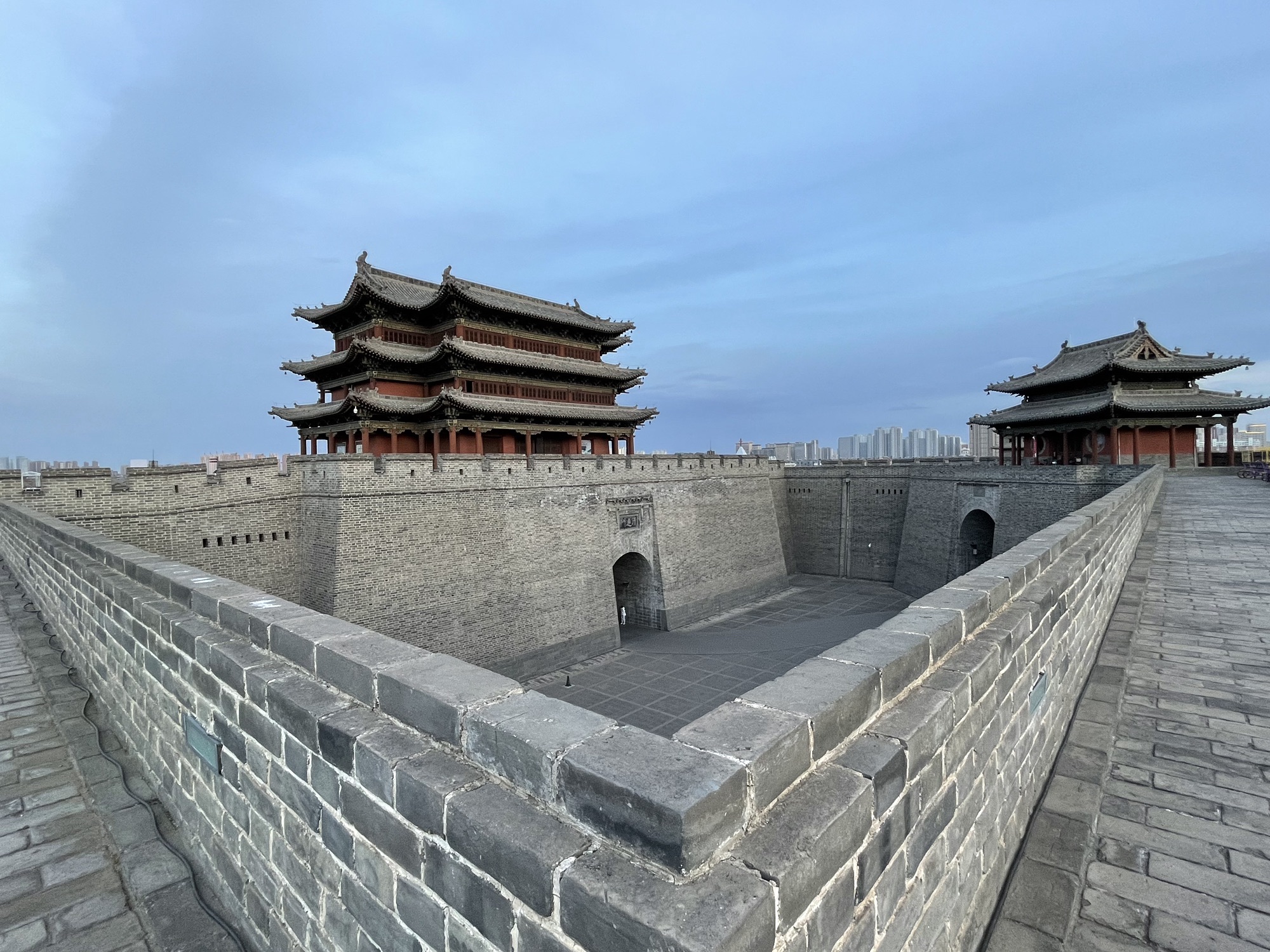 大同古城城墙外带状公园旅行图片 2