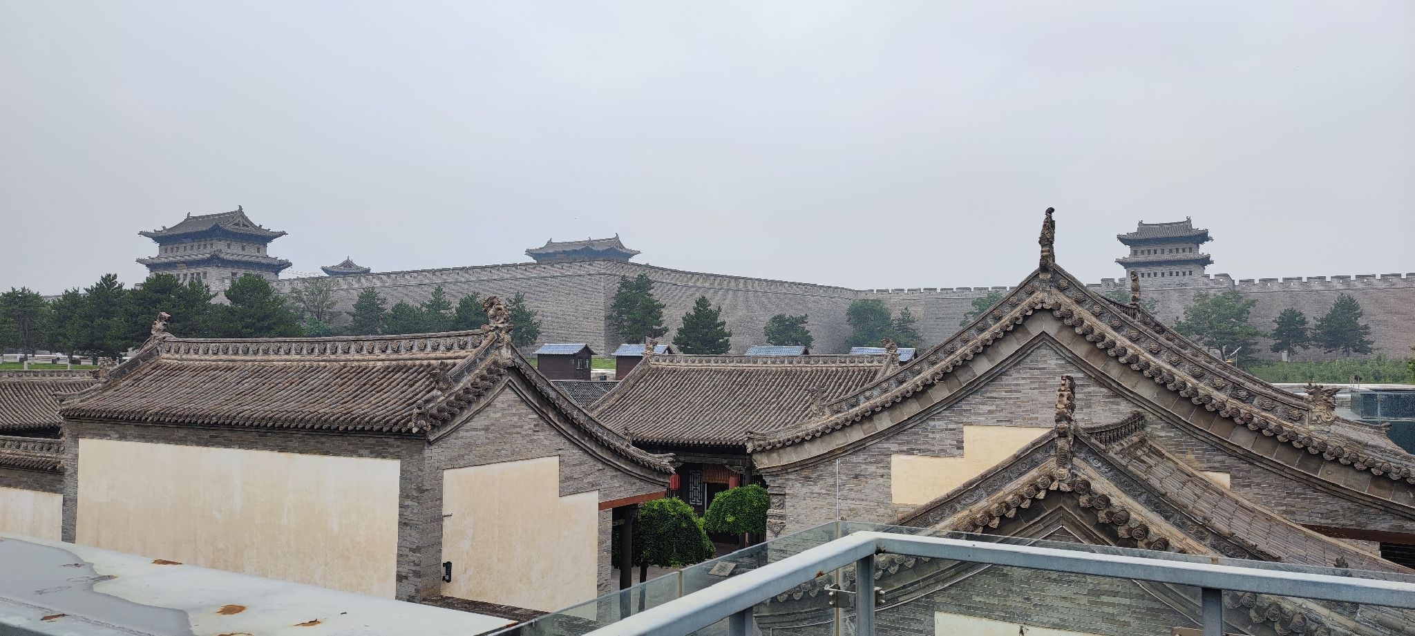 大同古城城墙外带状公园旅行图片