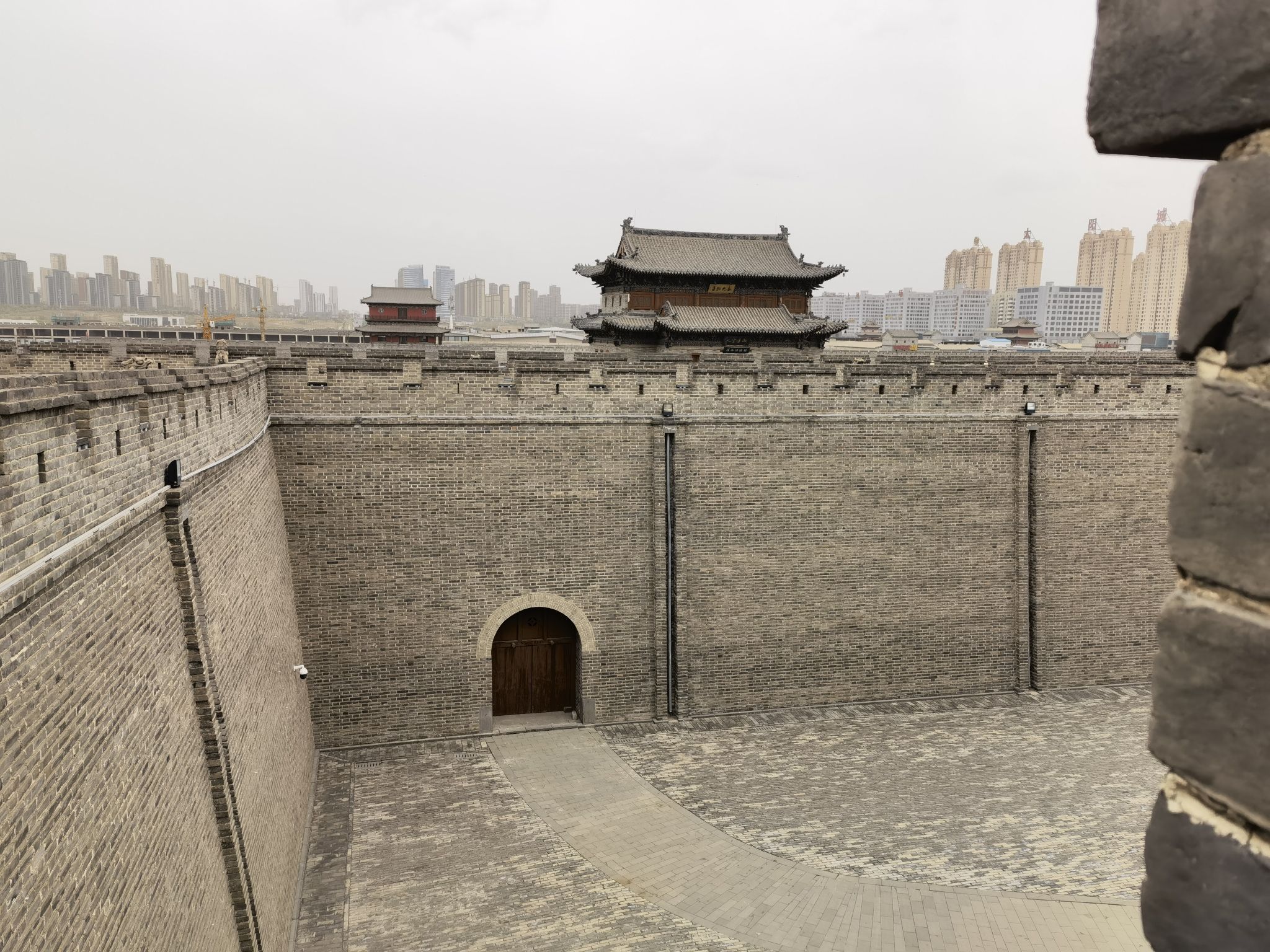 大同古城城墙外带状公园旅行图片 2