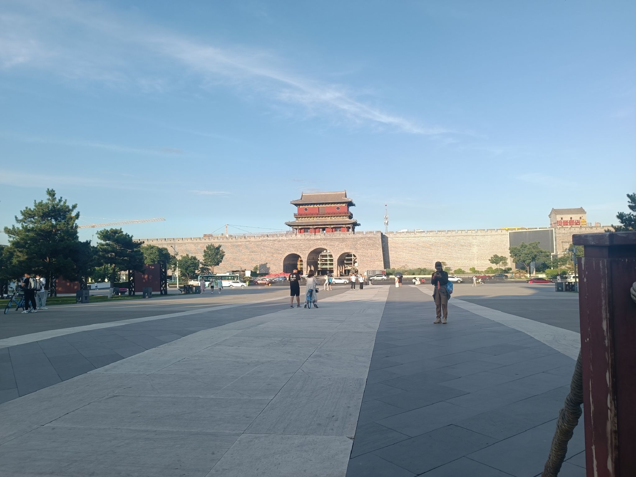大同古城城墙外带状公园旅行图片