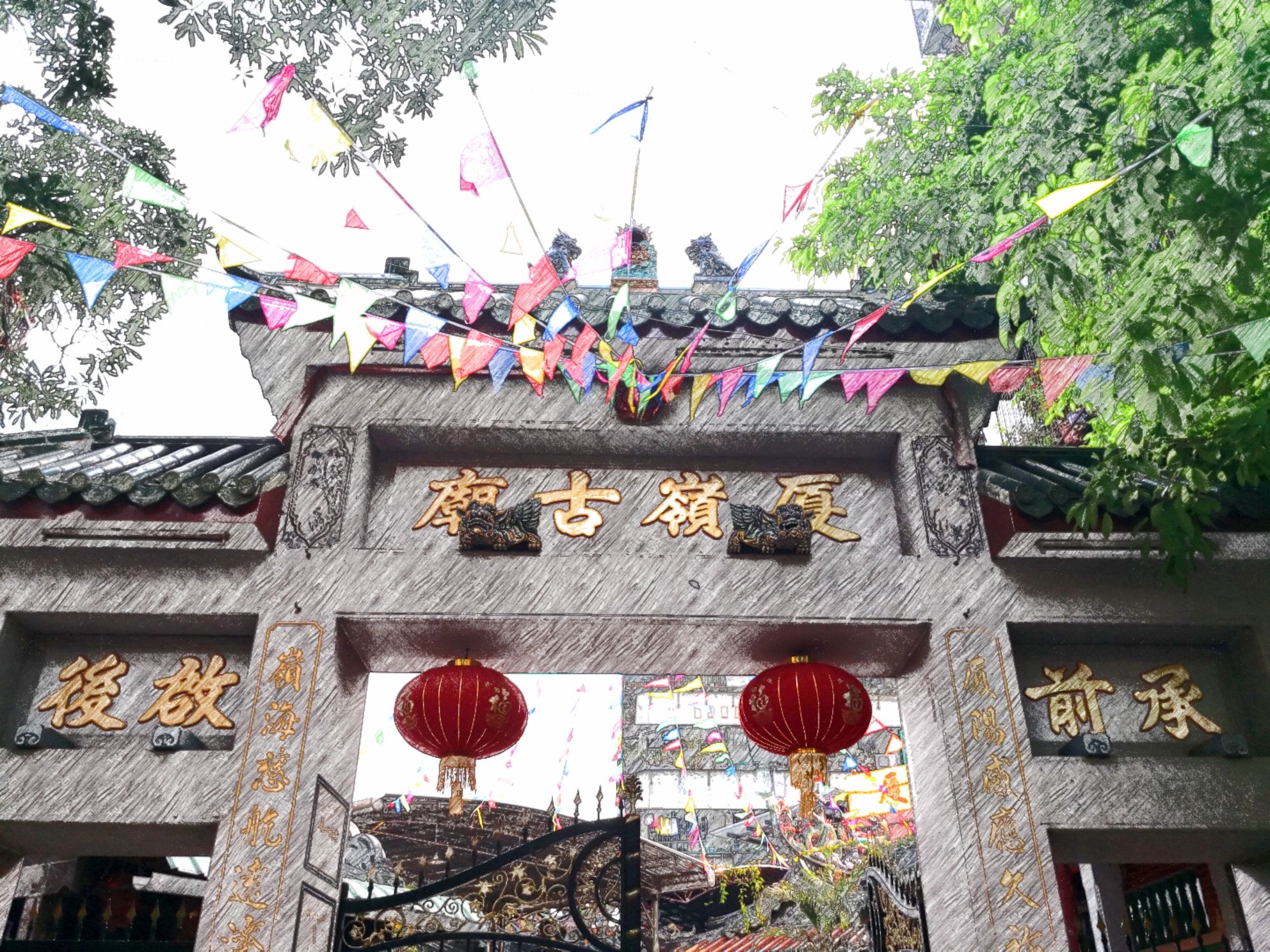 厦岭妈宫实景照片
