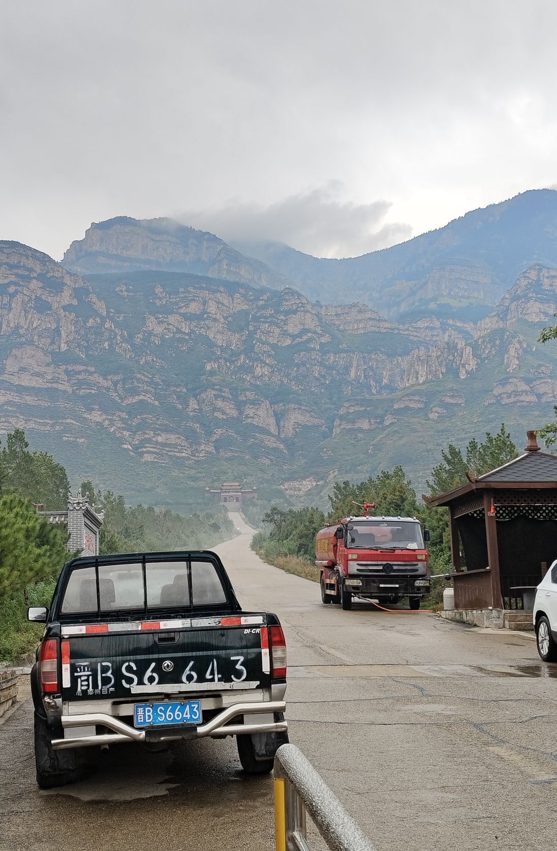 恒山后山照壁旅行图片 2