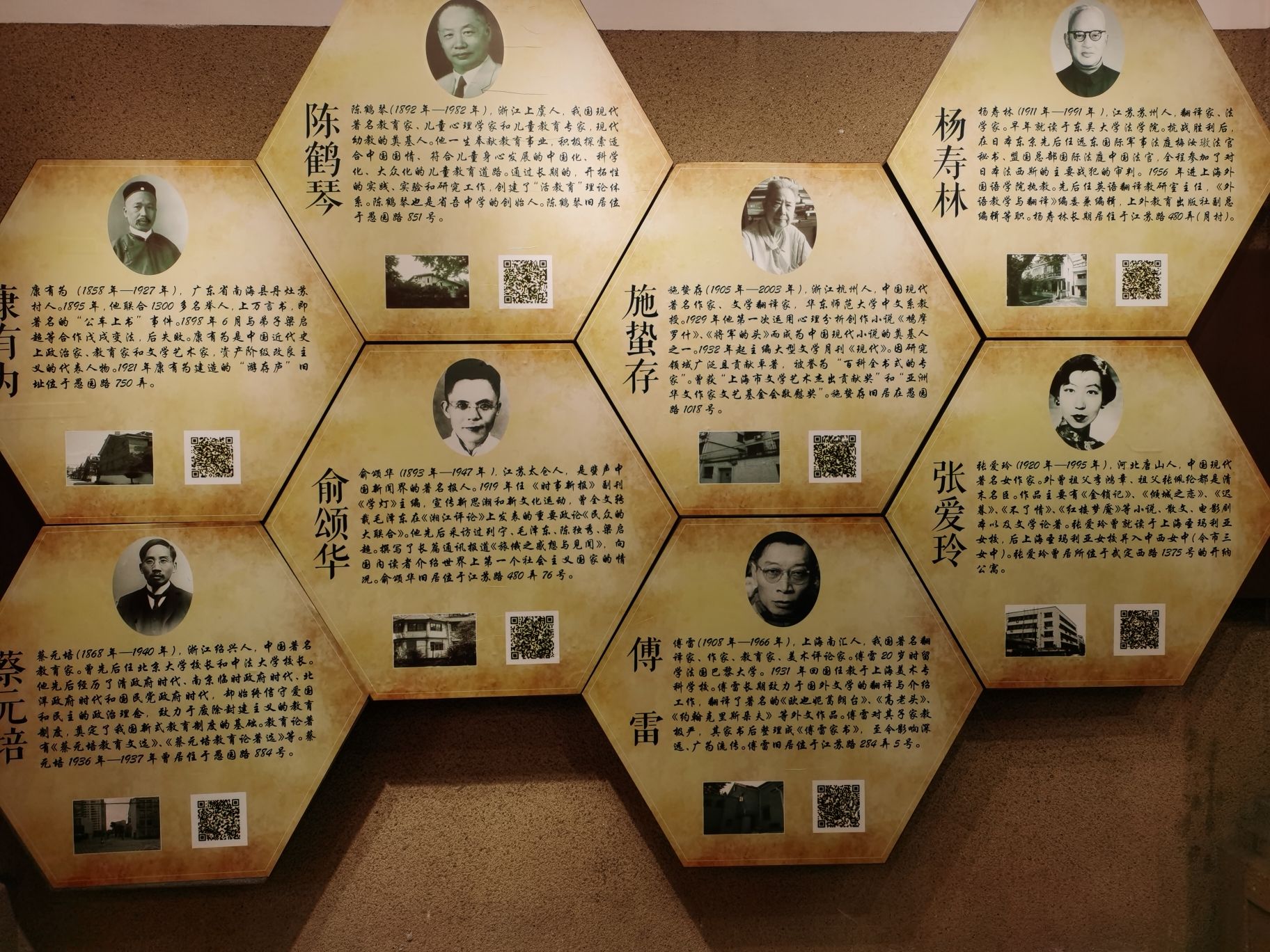 愚园路历史名人墙旅行图片 2