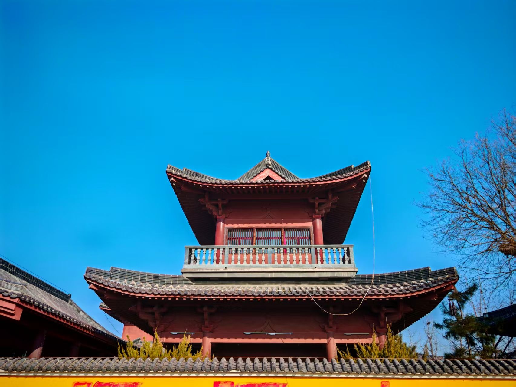 大城崇福寺实景照片