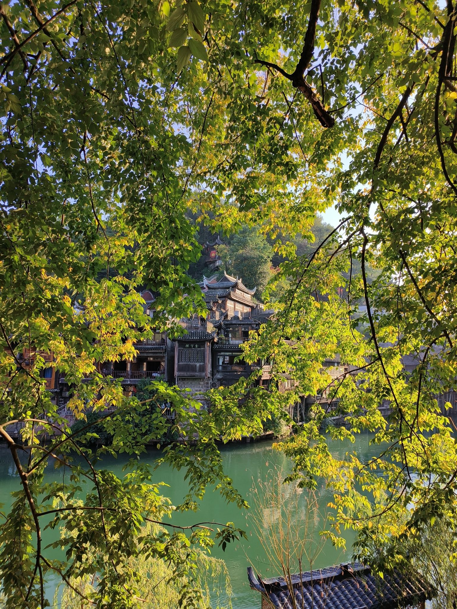 湘西州凤凰古城景区-夺翠楼