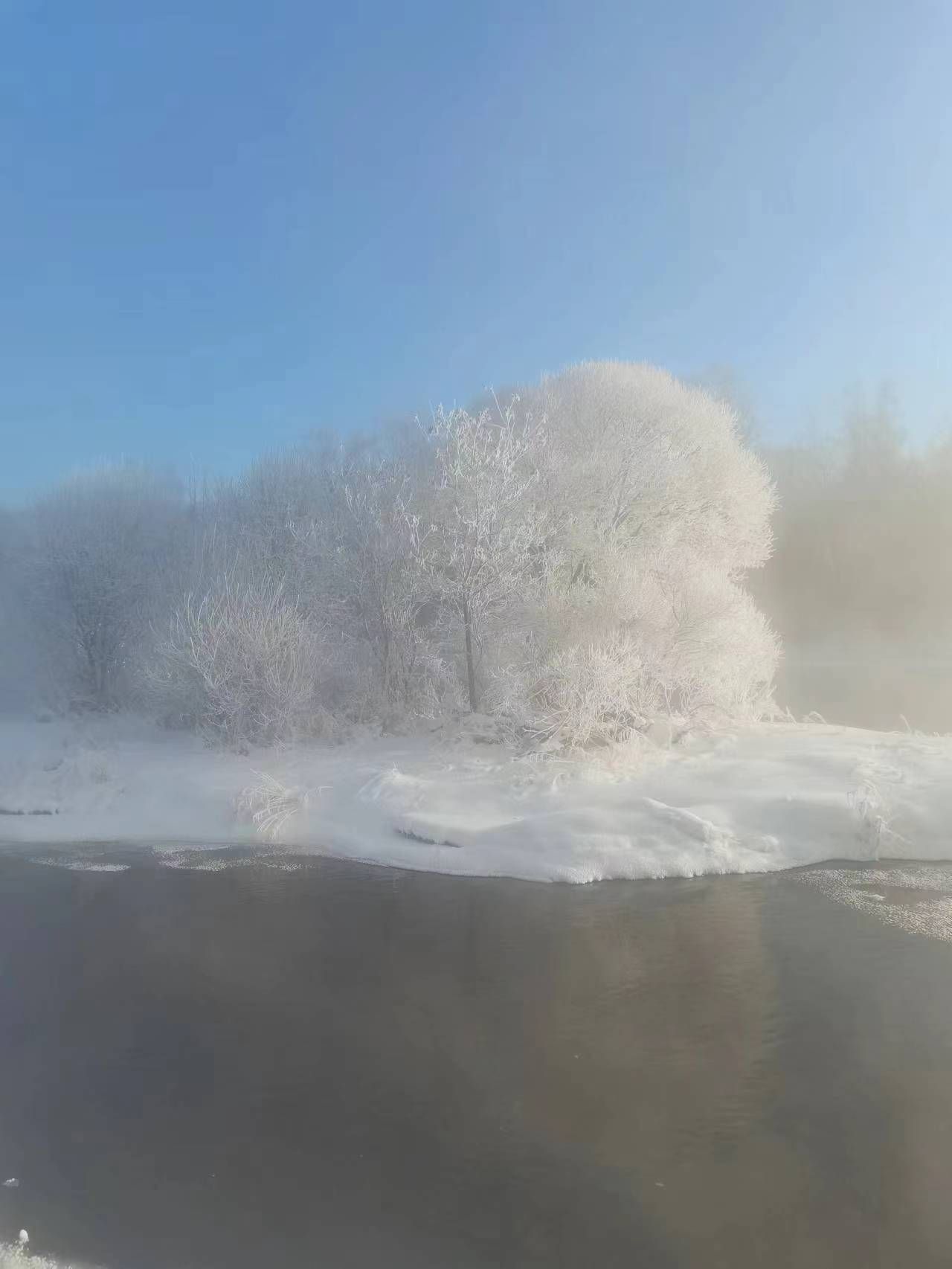 逊克县古纳温雾凇景区旅行图片 2