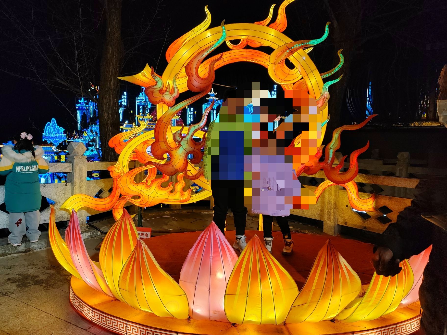 淄博花灯齐彩城旅行图片 2