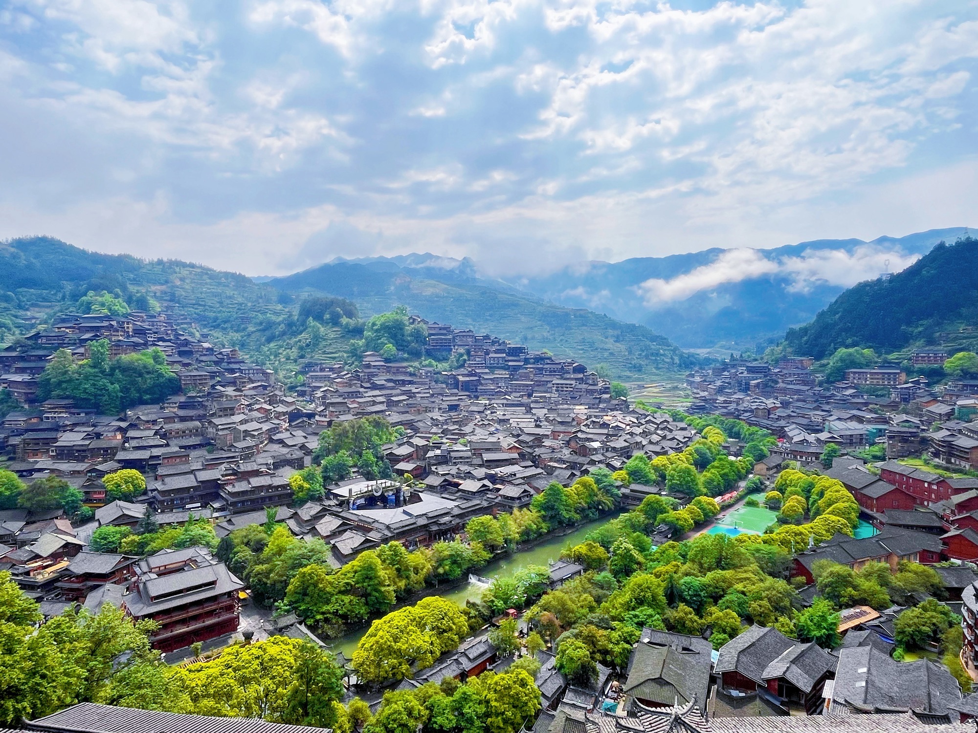 西江千户苗寨景区-观景台