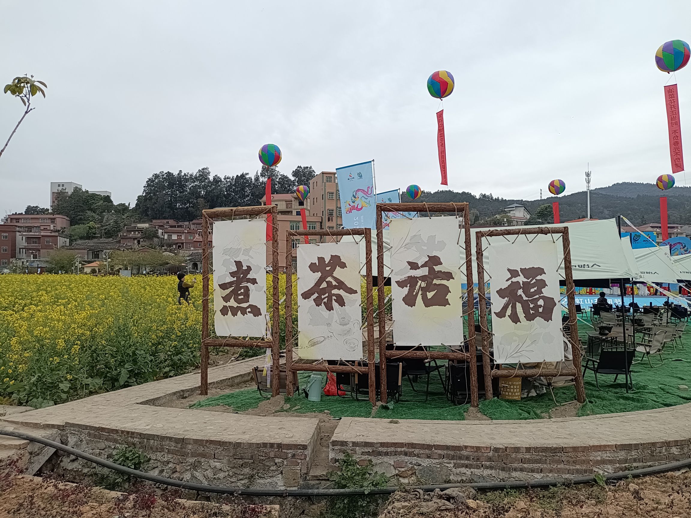洛江虹山油菜花旅行图片 2