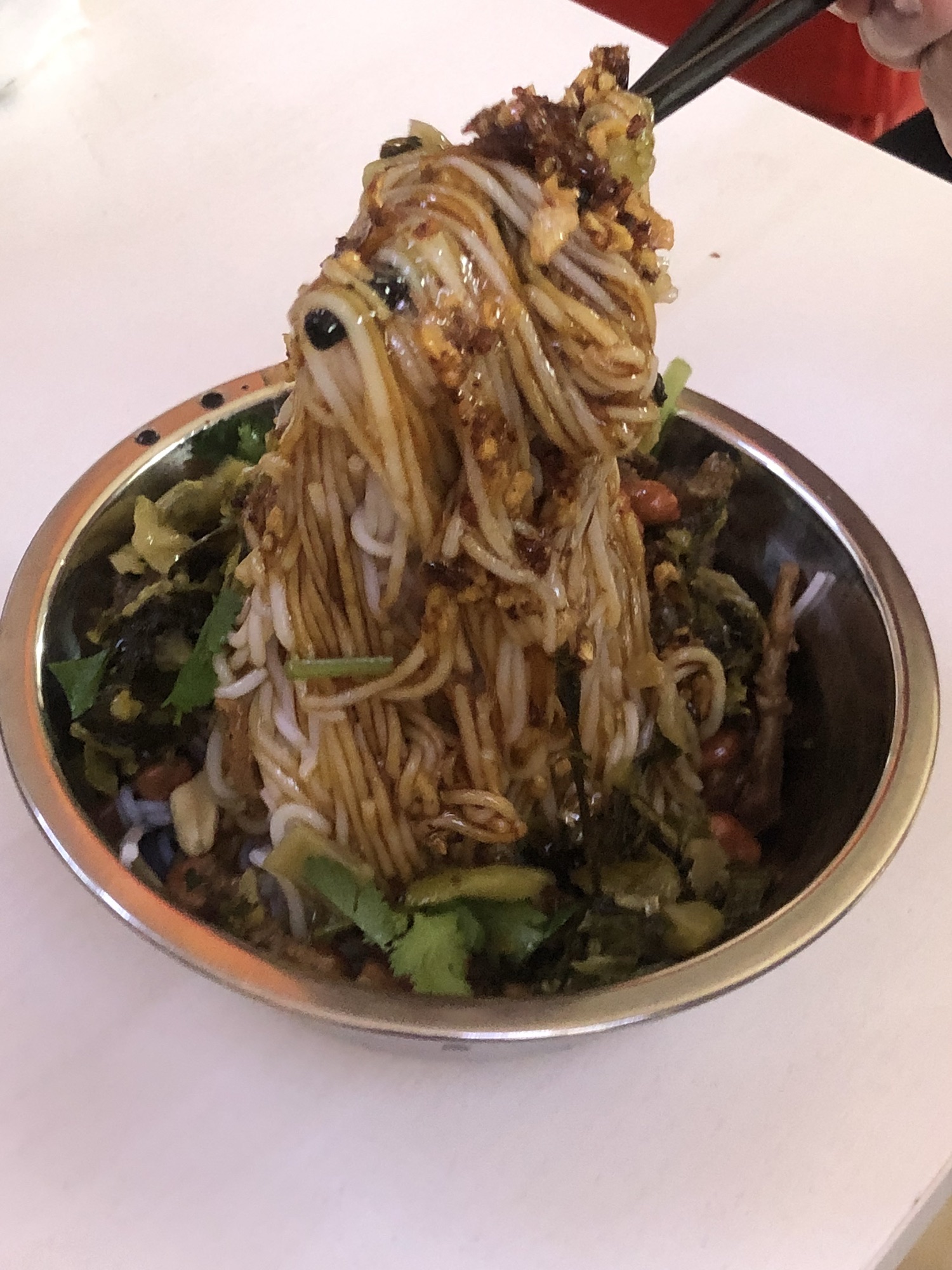 胖仔定安粉汤仙沟腌粉