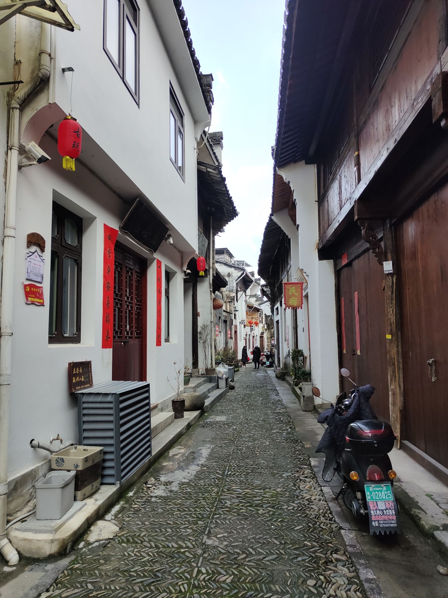 徽州古城渔梁坝和渔梁古镇旅行图片 2