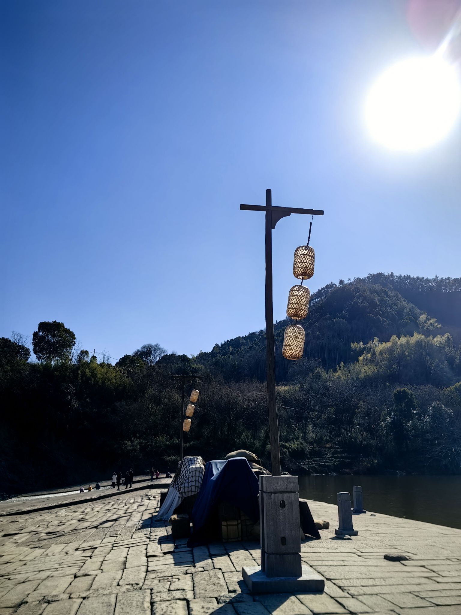徽州古城渔梁坝和渔梁古镇旅行图片 3