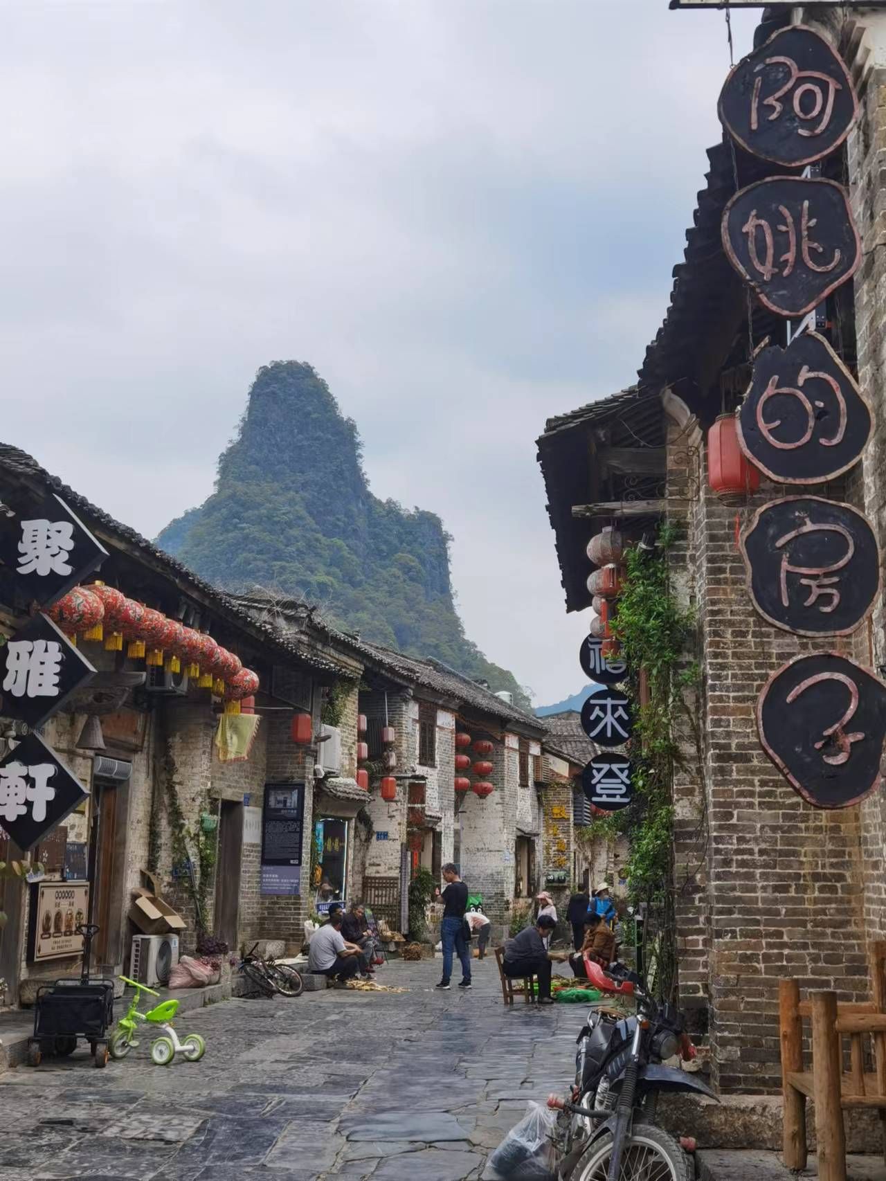 黄姚古镇-古镇石板街