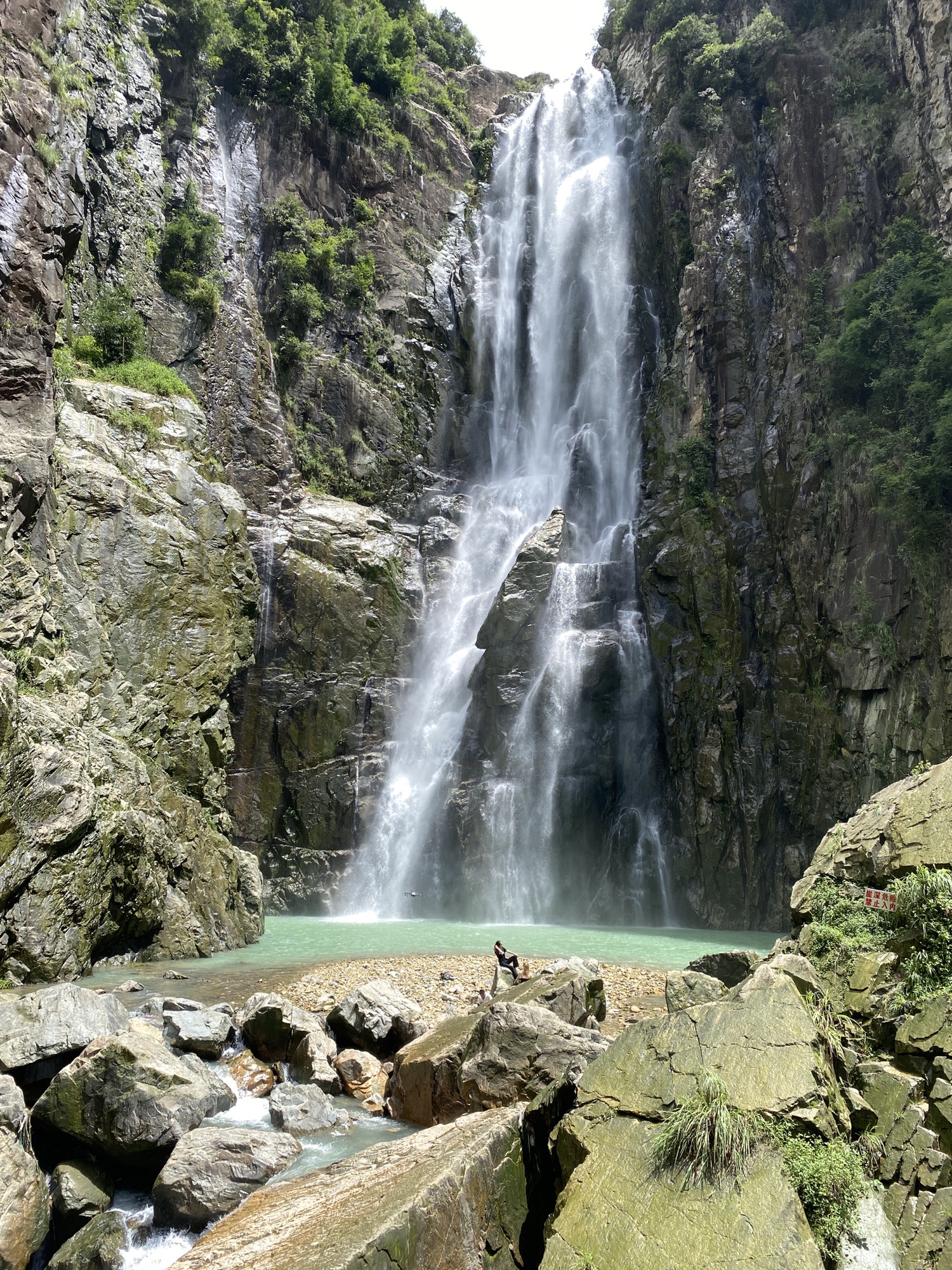 百丈崖瀑布观景台旅行图片 2