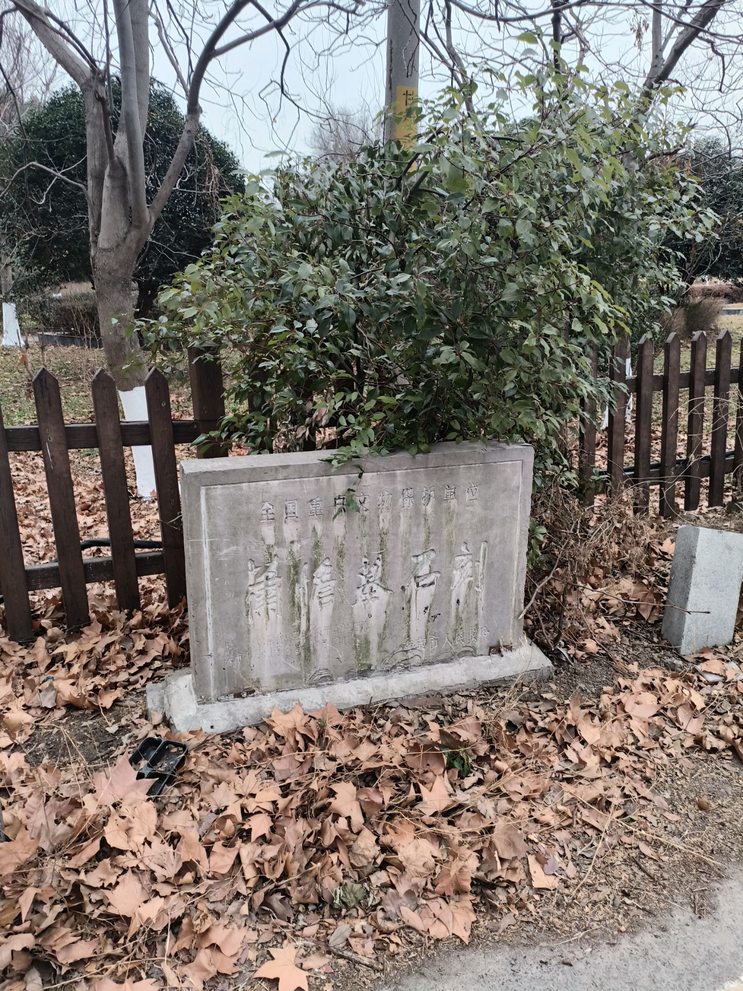 萧憺墓石刻旅行图片 1
