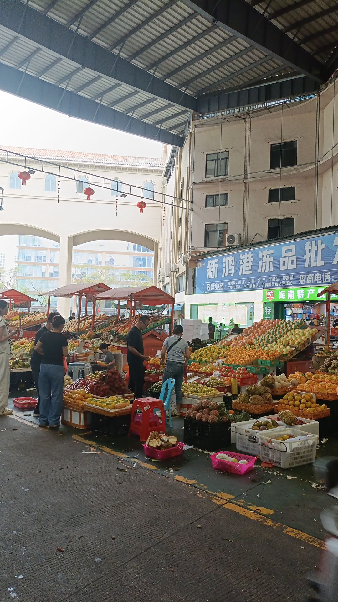 三亚新鸿港水果一级批发市场