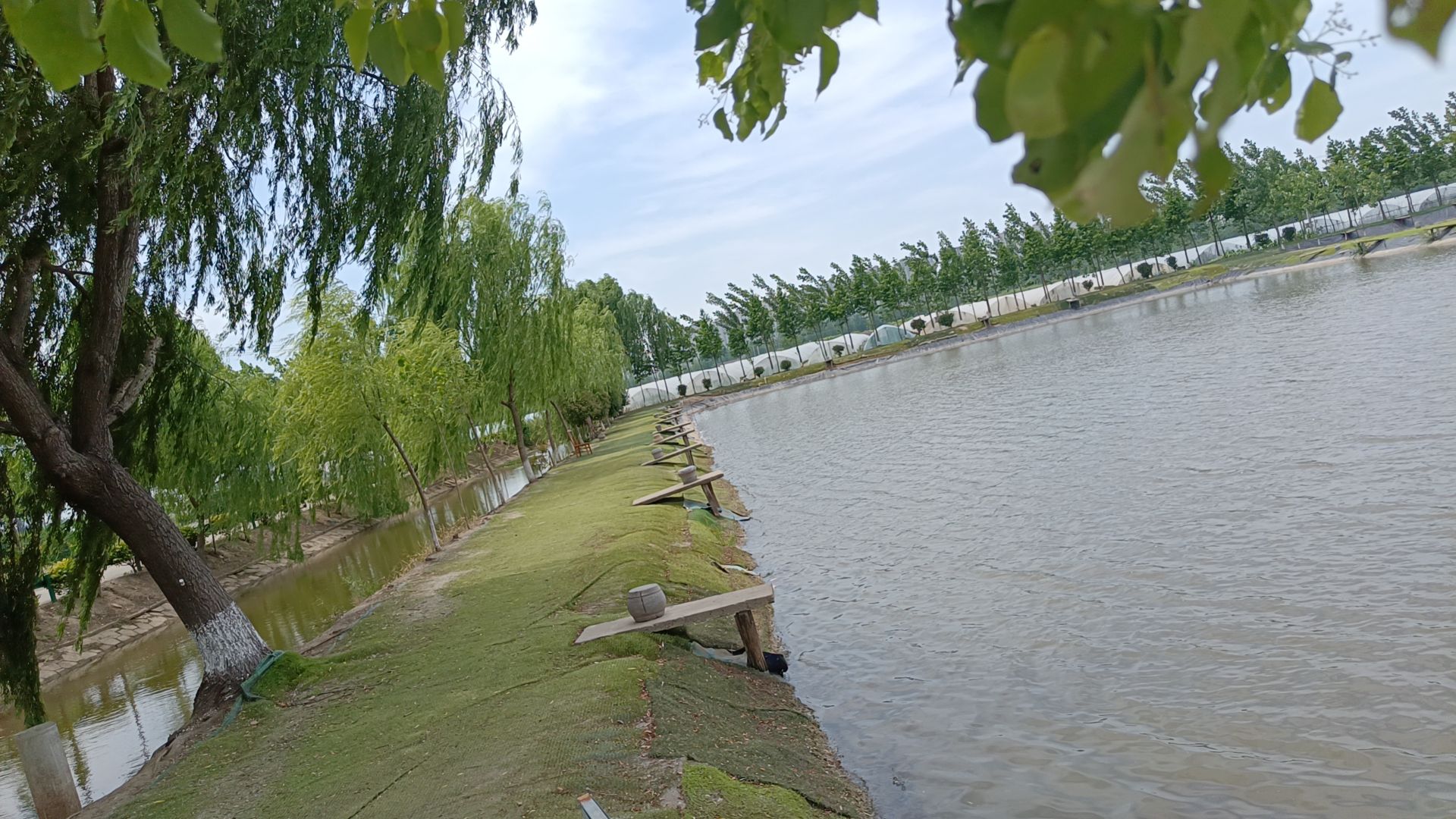 老兵垂钓