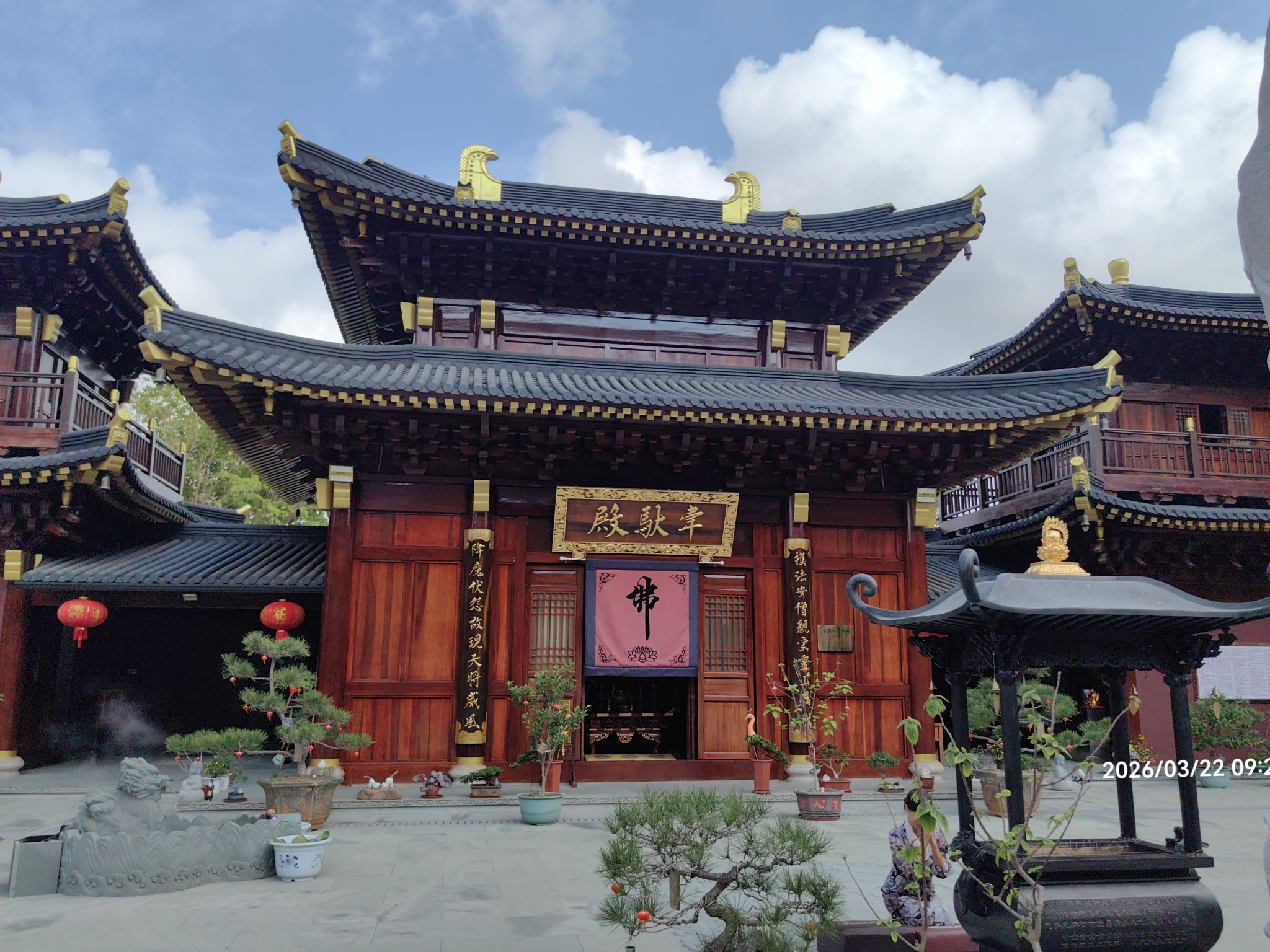 陵水县五里亭双榕寺实景照片