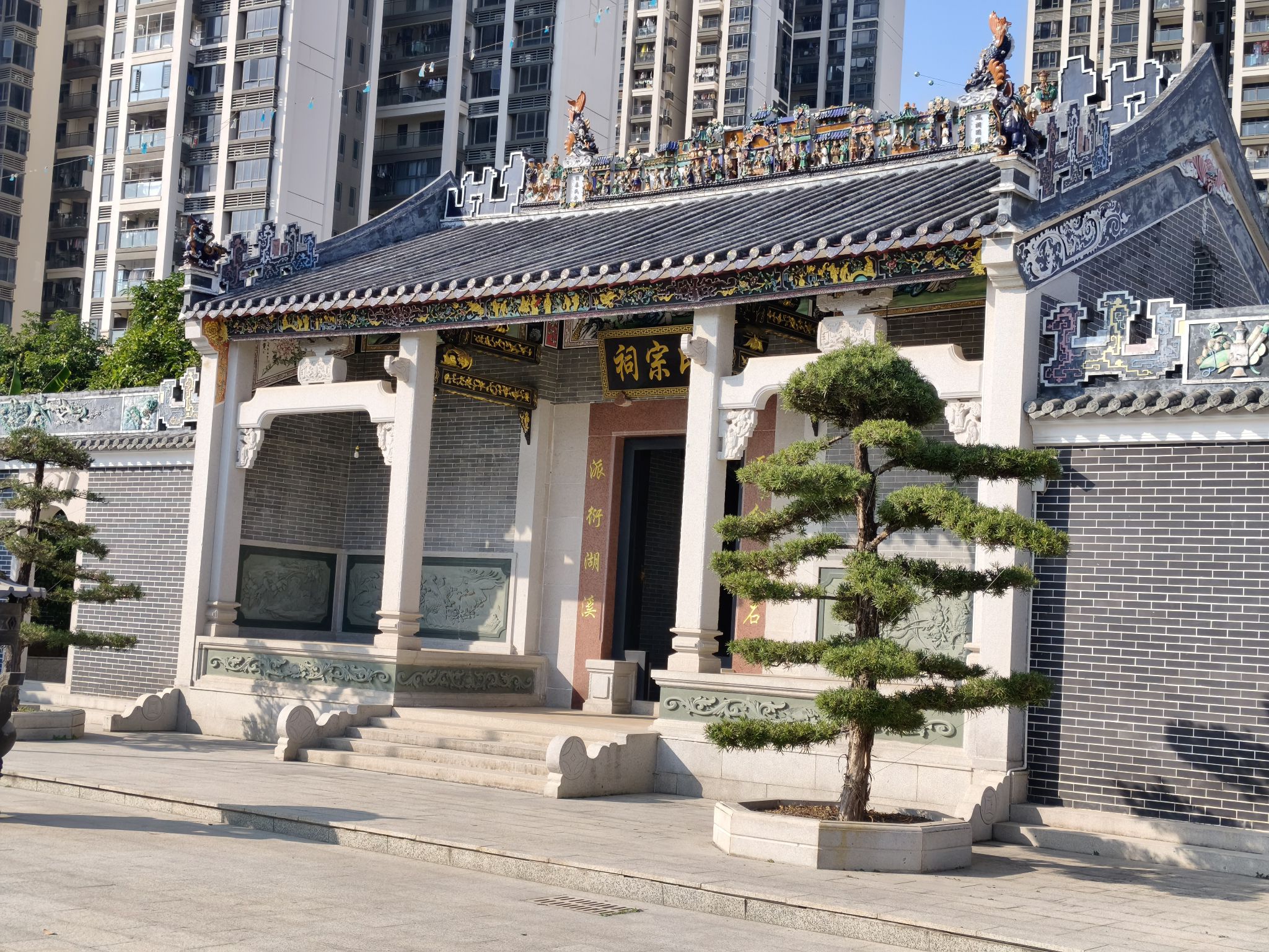 板湖梁氏宗祠实景照片