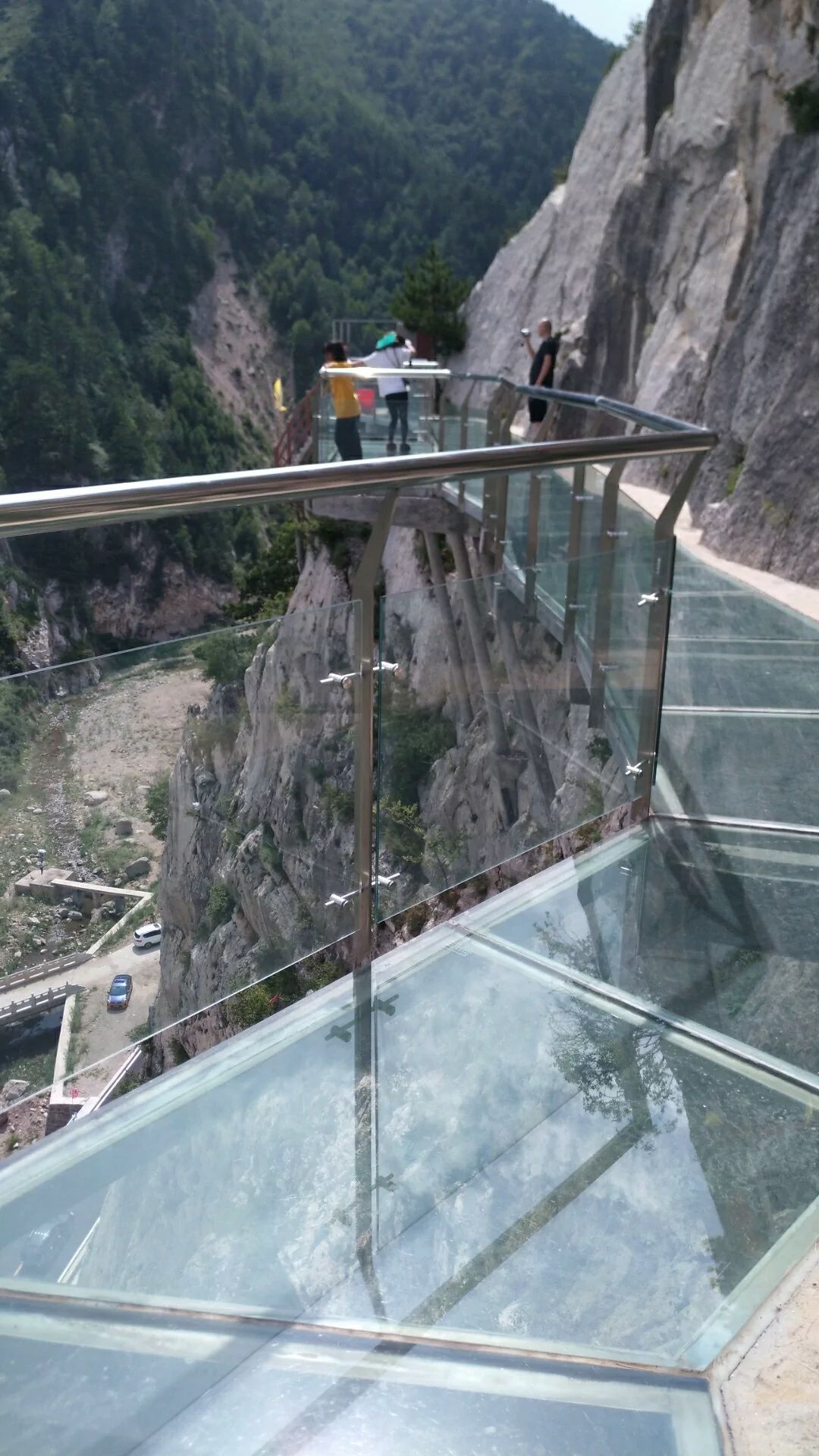 芦芽山馒头山亿年溶洞玻璃栈道风景区旅行图片 2