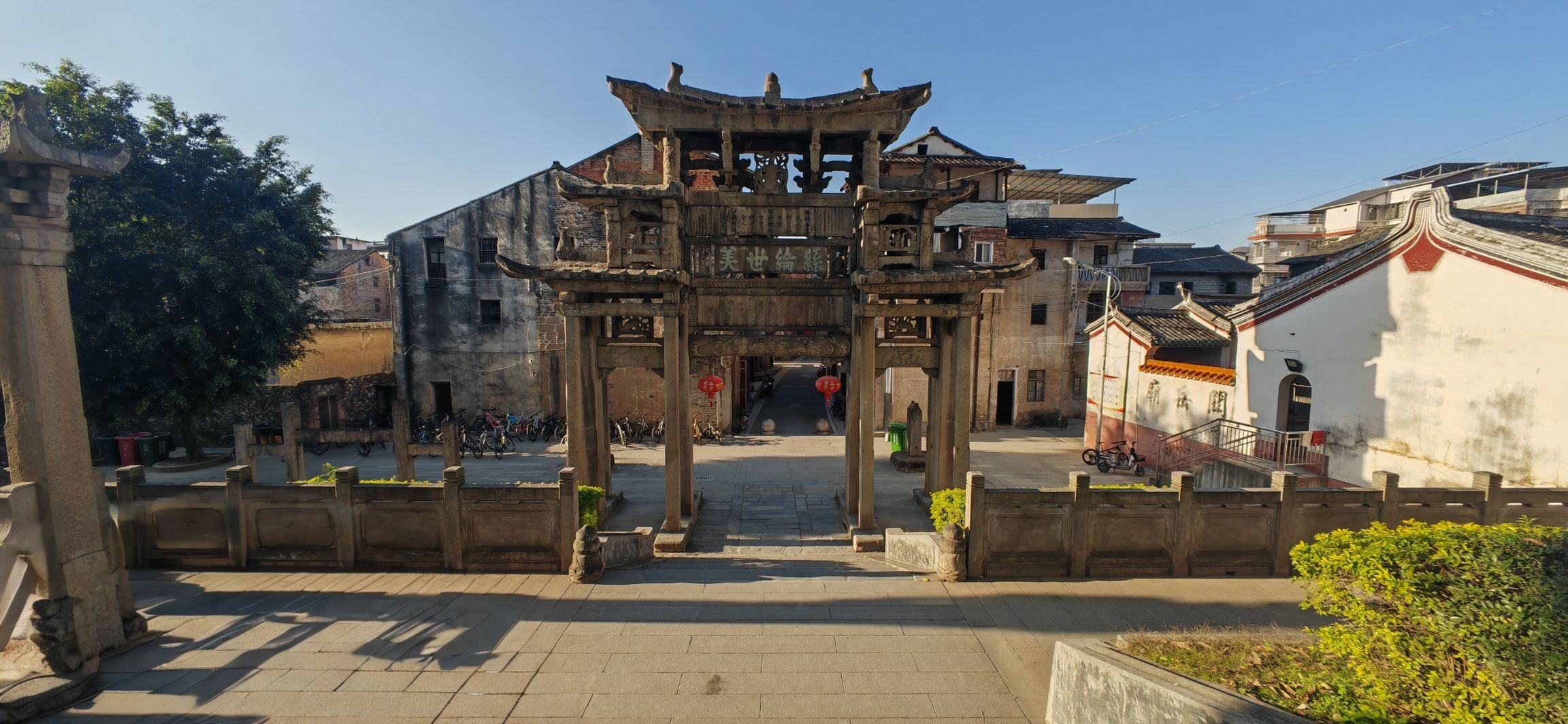 父子进士牌坊旅行图片 3