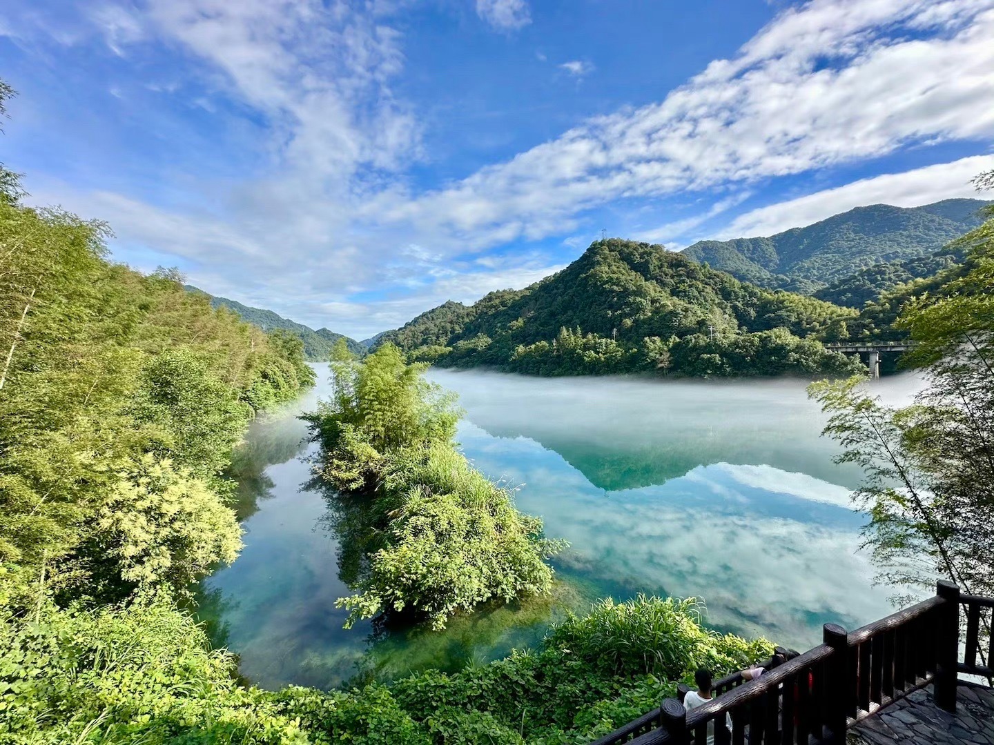 杭溪河入湖口湿地公园旅行图片 1