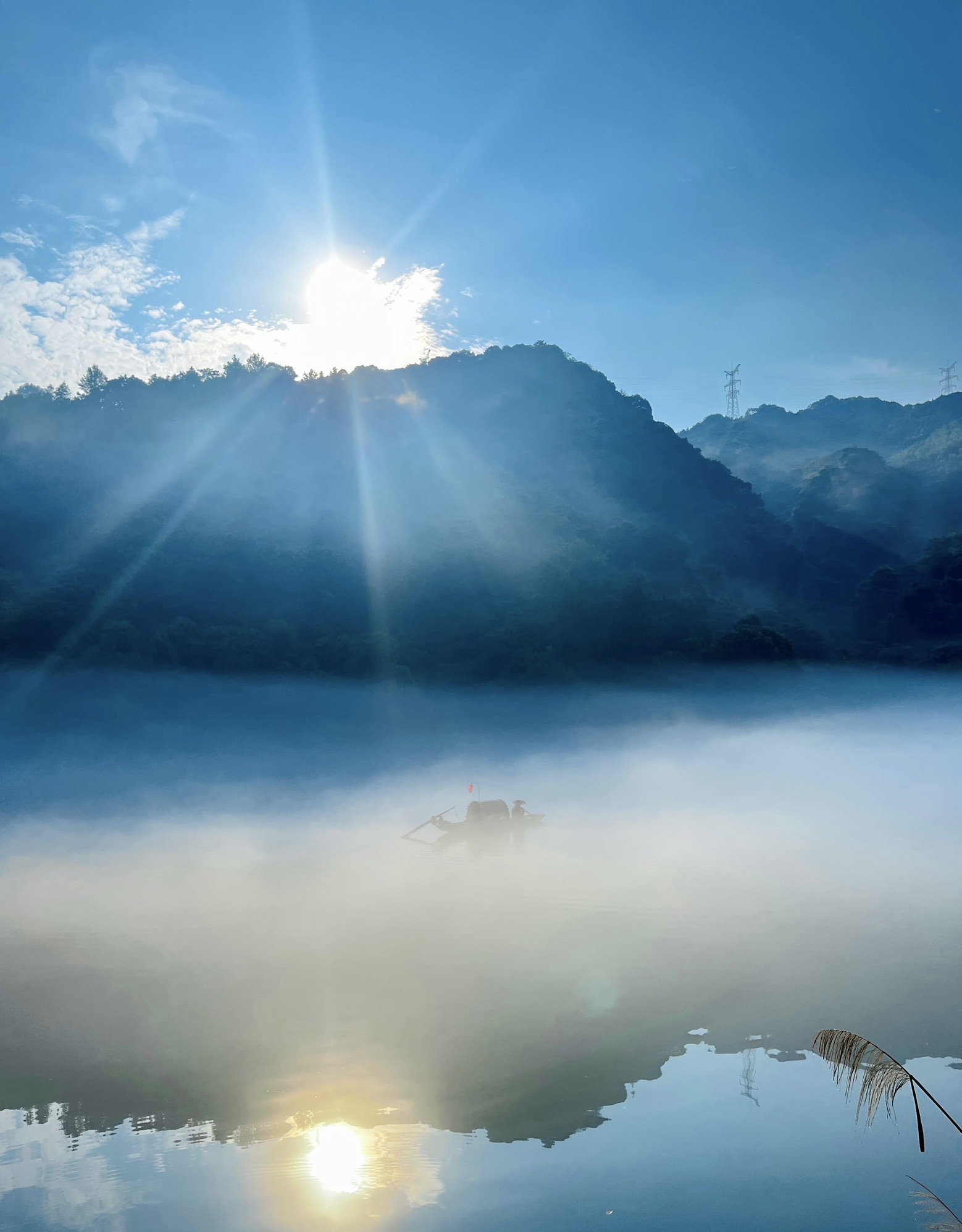 杭溪河入湖口湿地公园旅行图片 2