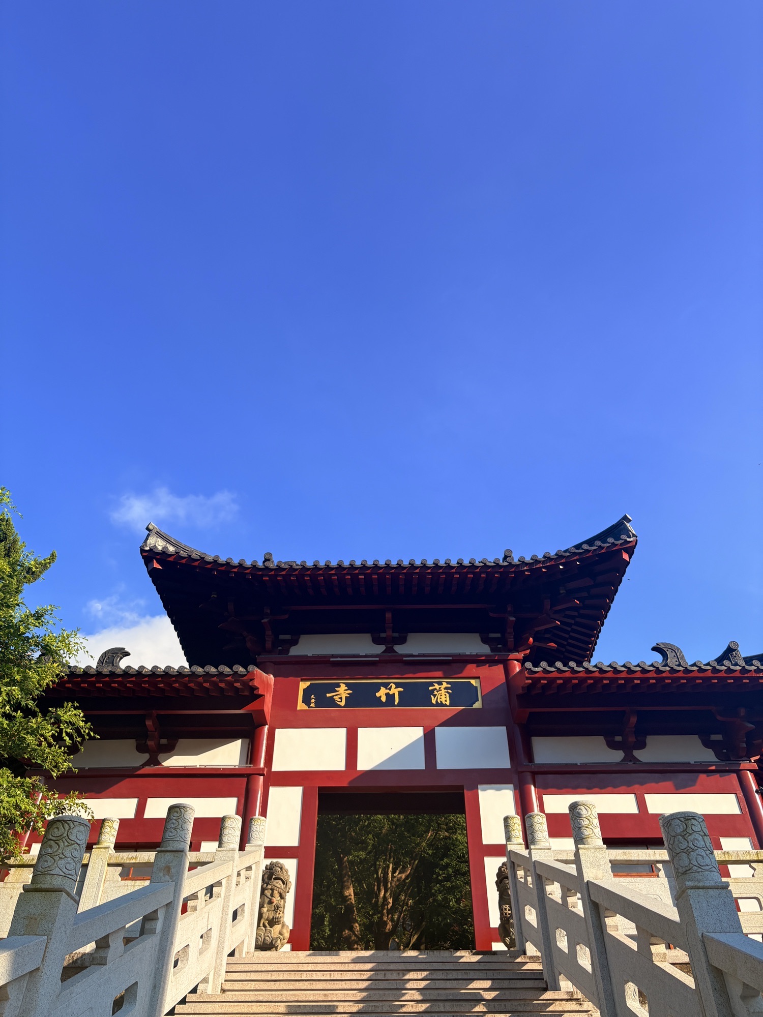 蒲竺寺实景照片
