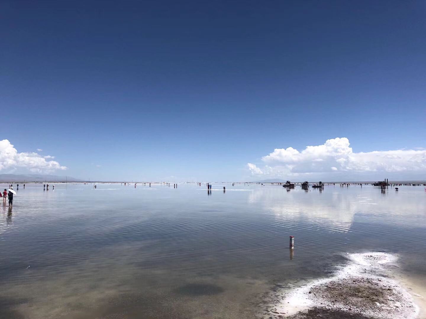 茶卡盐湖景区观光塔