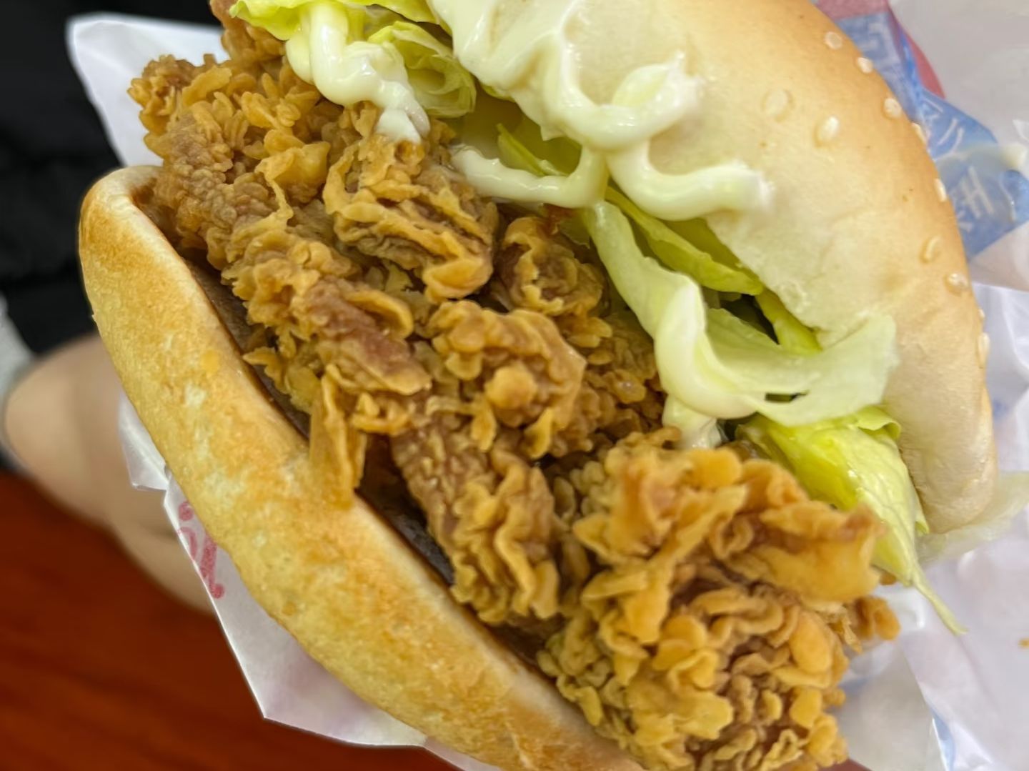 炸鸡汉堡