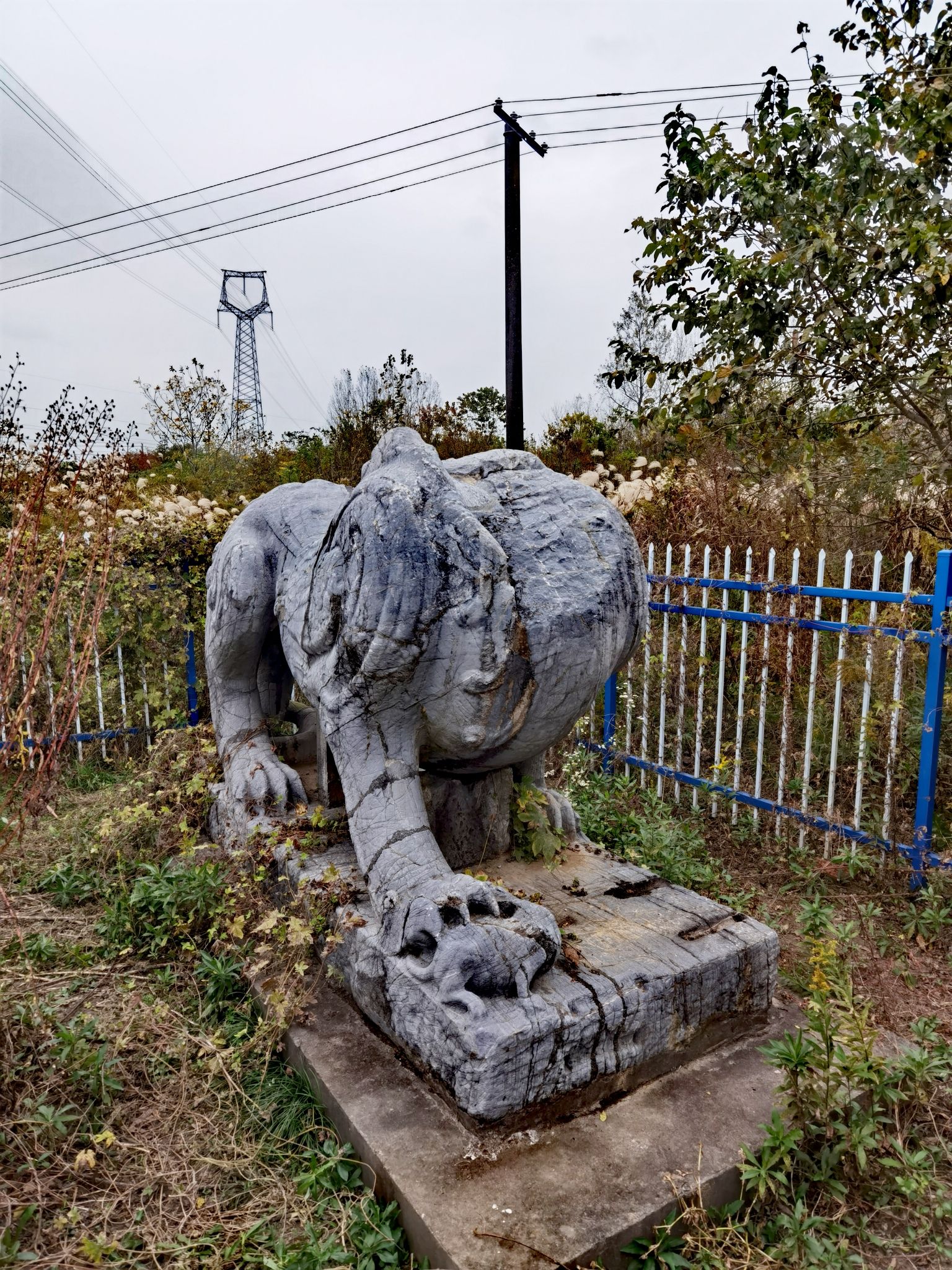 齐宣帝萧承之永安陵石刻旅行图片 3