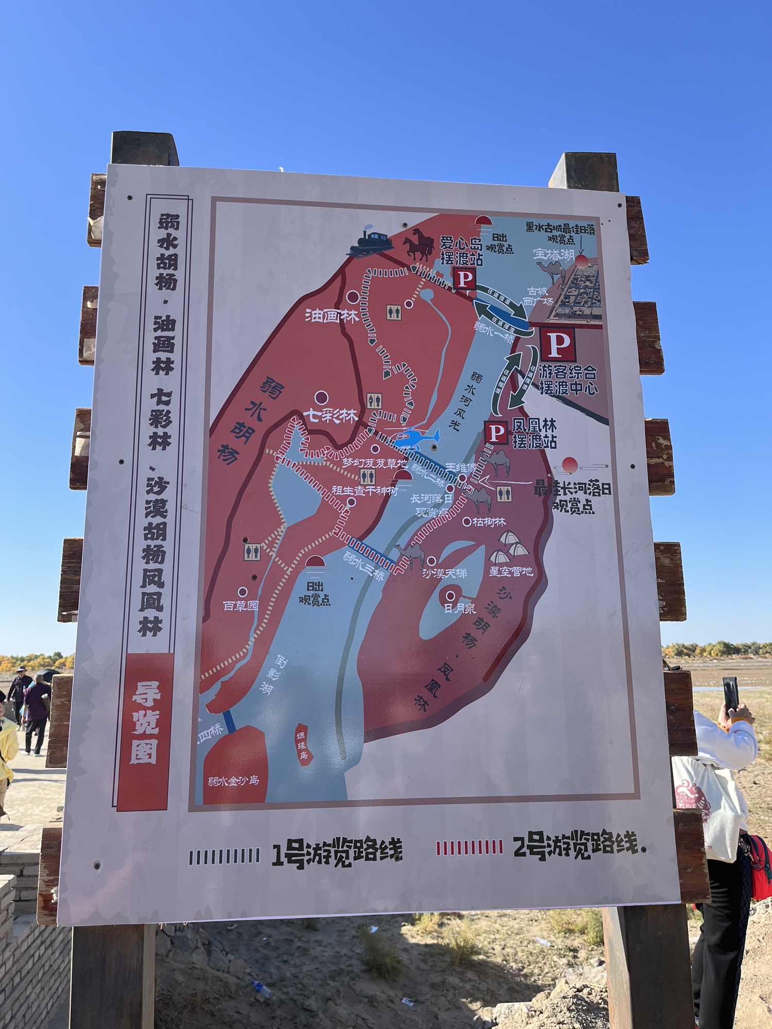 黑城弱水胡杨风景区旅行图片 2